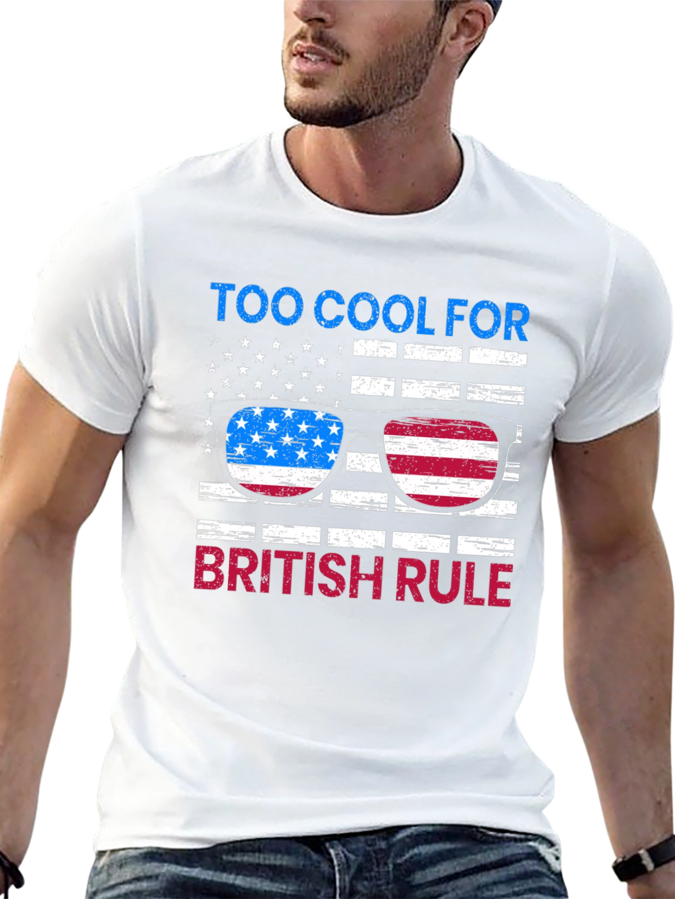 Too Cool for British Rule Graphic Tee