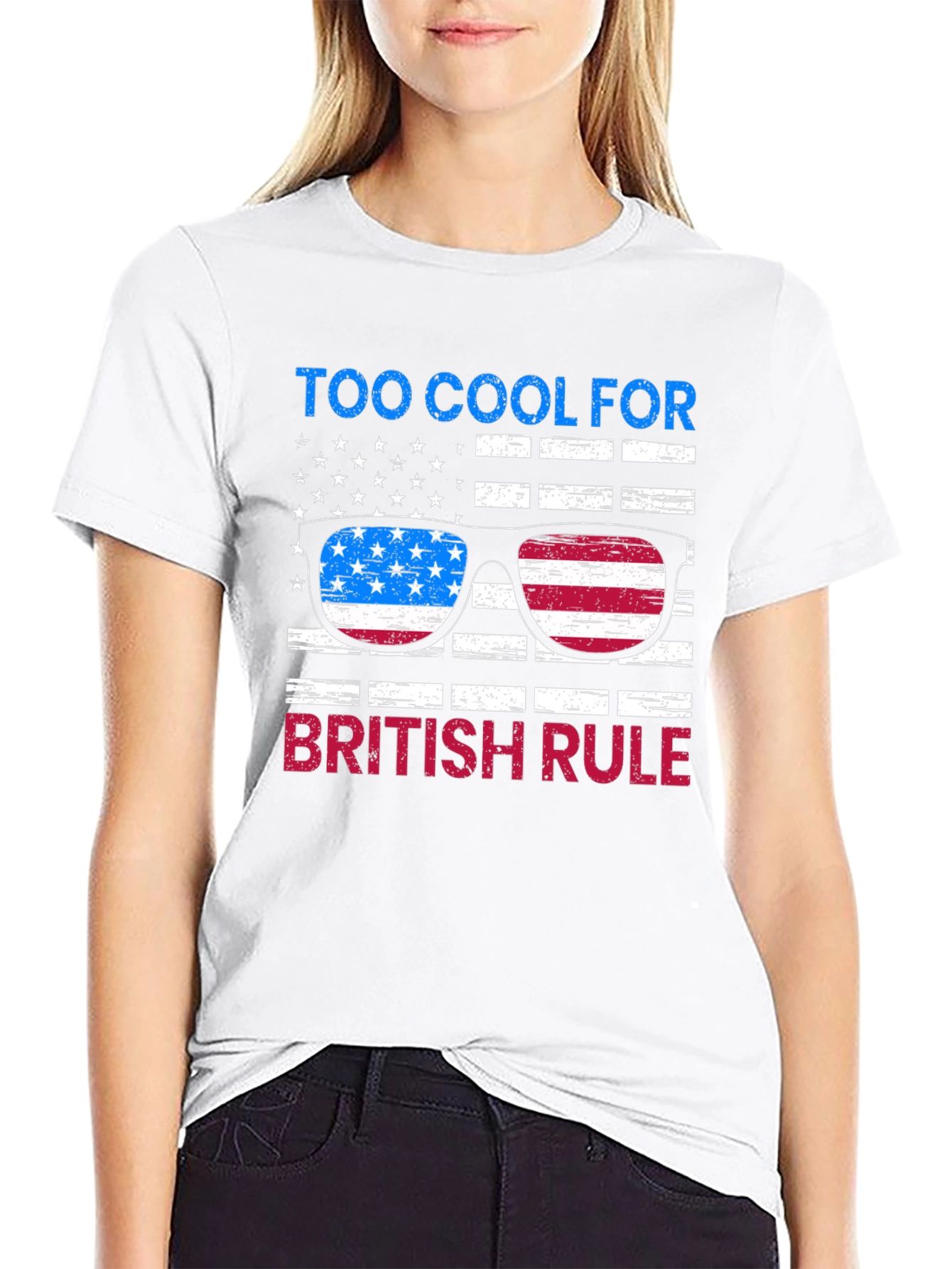 Too Cool for British Rule Graphic Tee