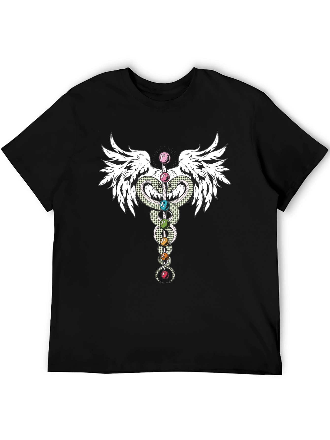 Chakra Caduceus Wings T-Shirt