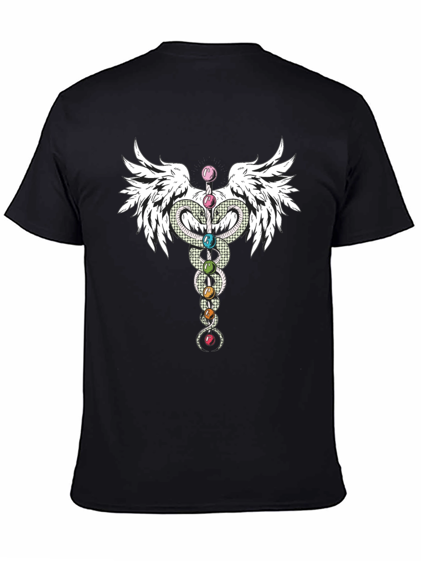 Chakra Caduceus Wings T-Shirt