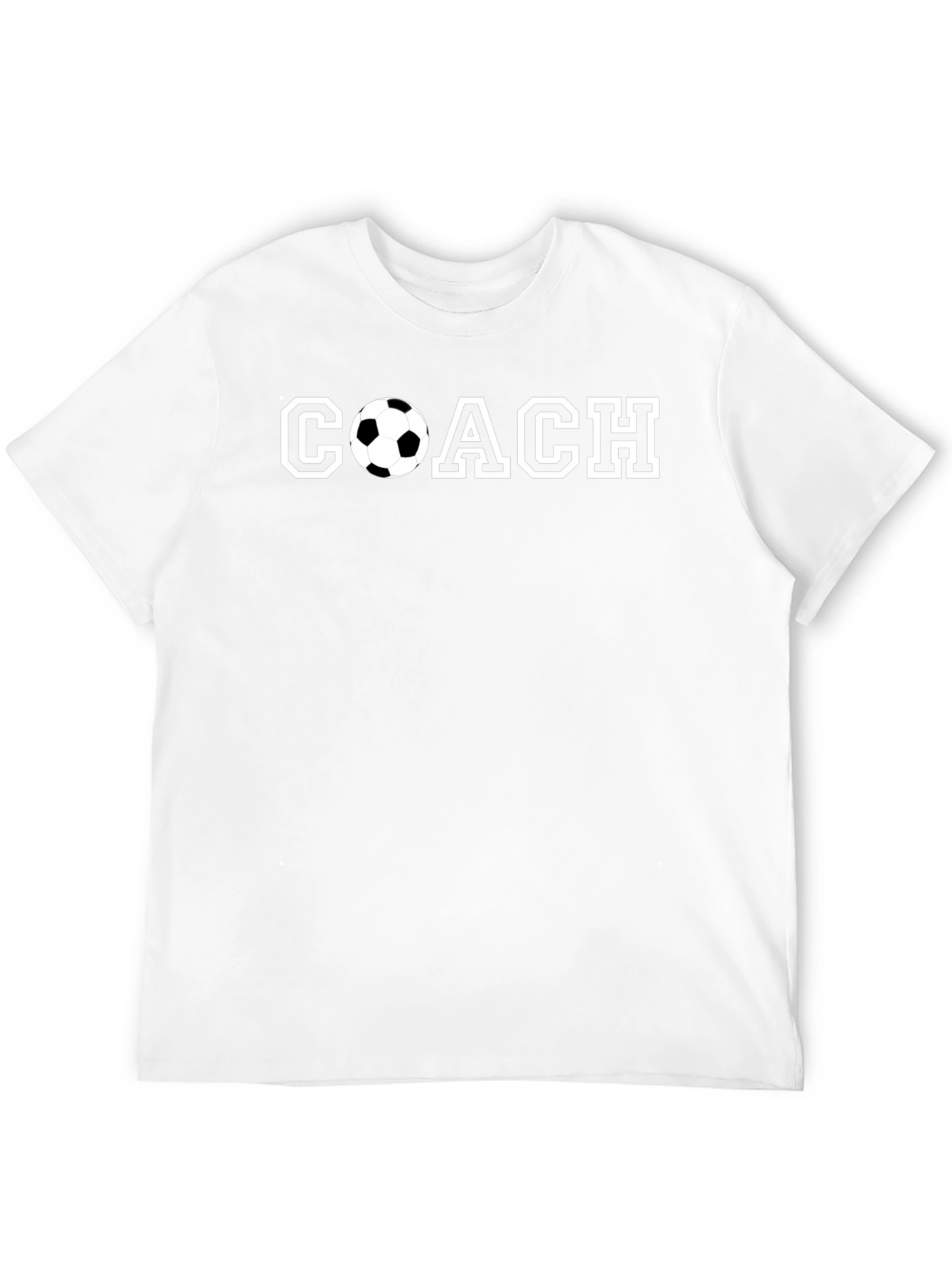Soccer Coach T-Shirt - Black Graphic Tee