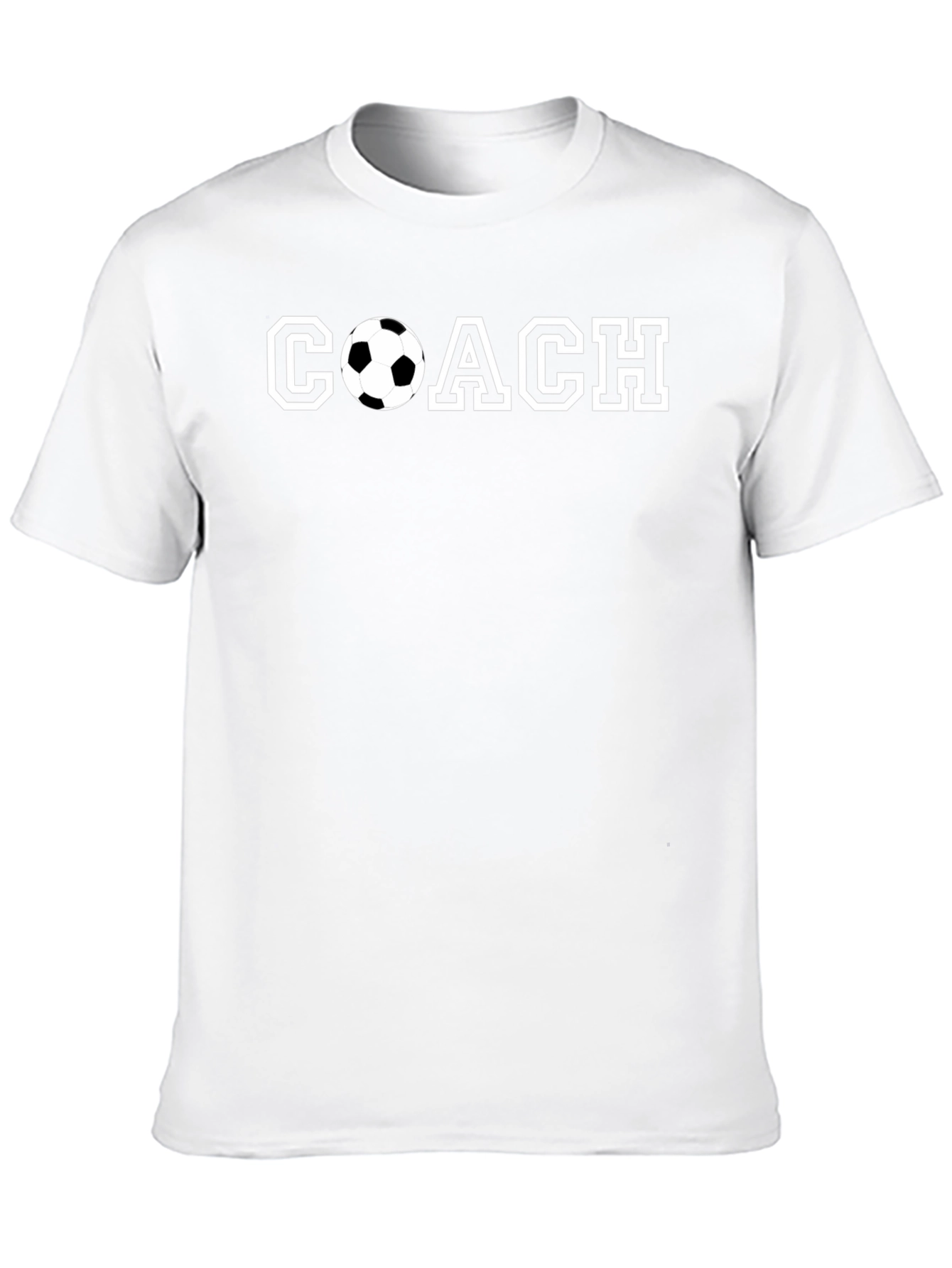 Soccer Coach T-Shirt - Black Graphic Tee