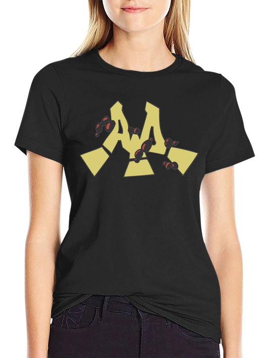 Graphic Print Mens Black Casual T-Shirt