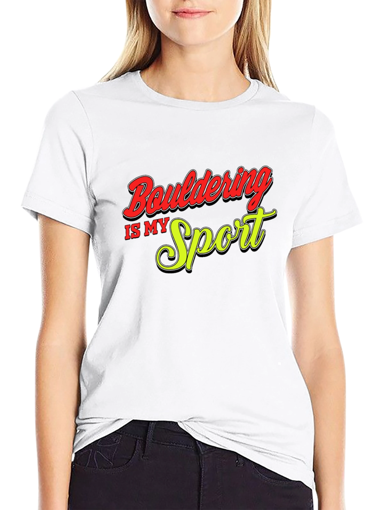 Bouldering Is My Sport Graphic Tee