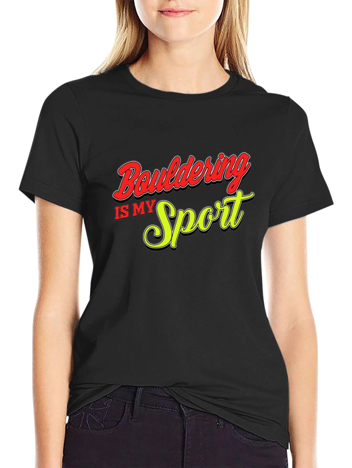 Bouldering Is My Sport Graphic Tee