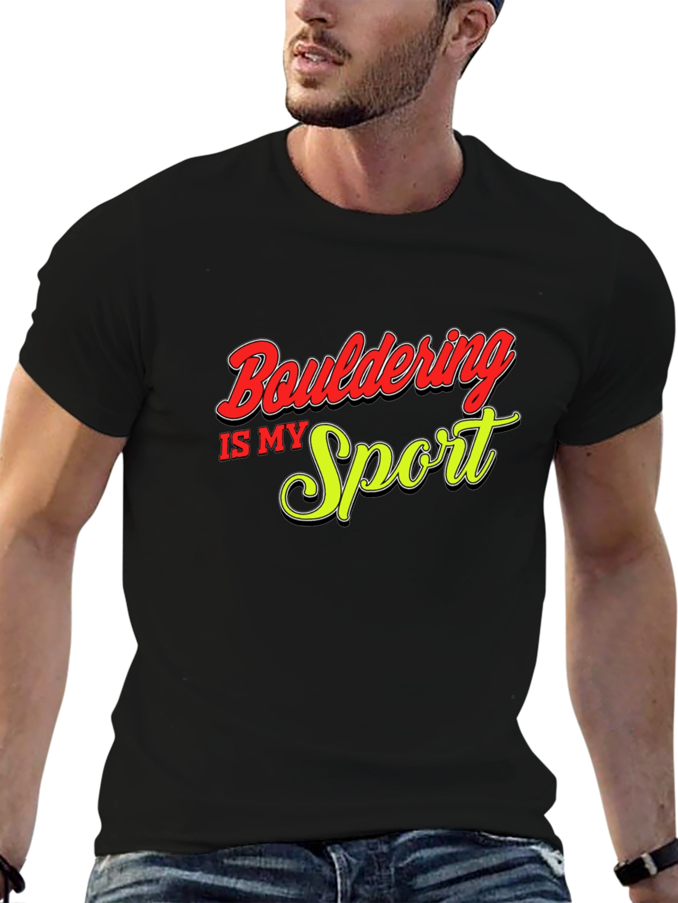 Bouldering Is My Sport Graphic Tee