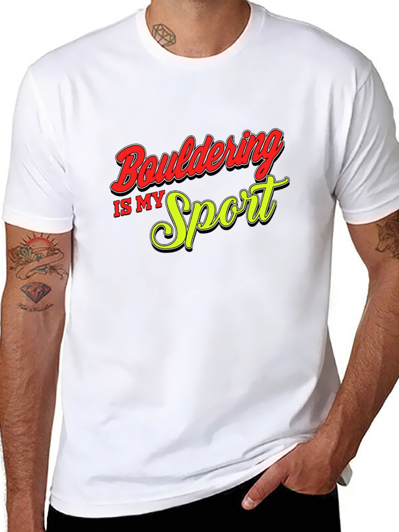 Bouldering Is My Sport Graphic Tee