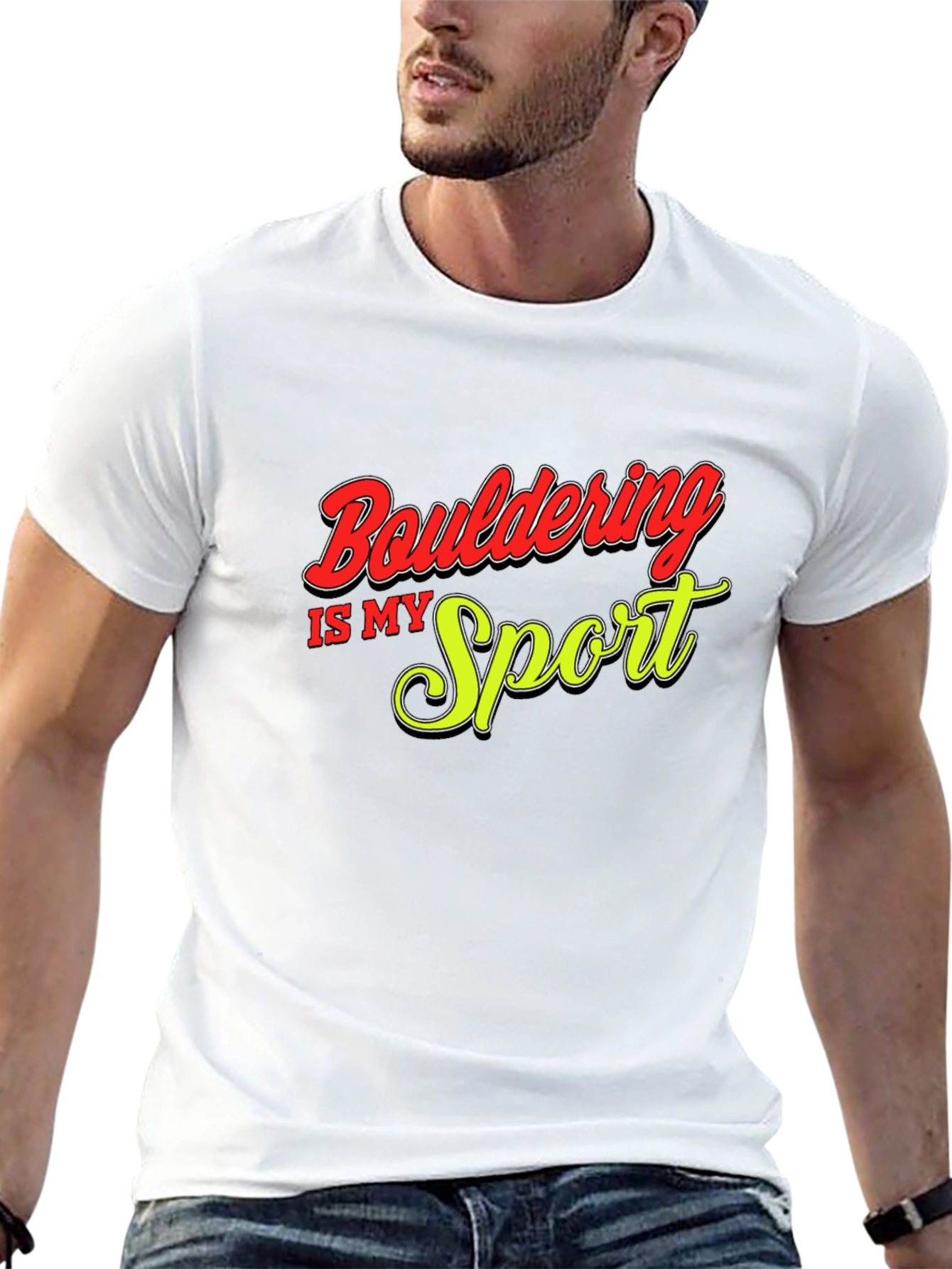 Bouldering Is My Sport Graphic Tee