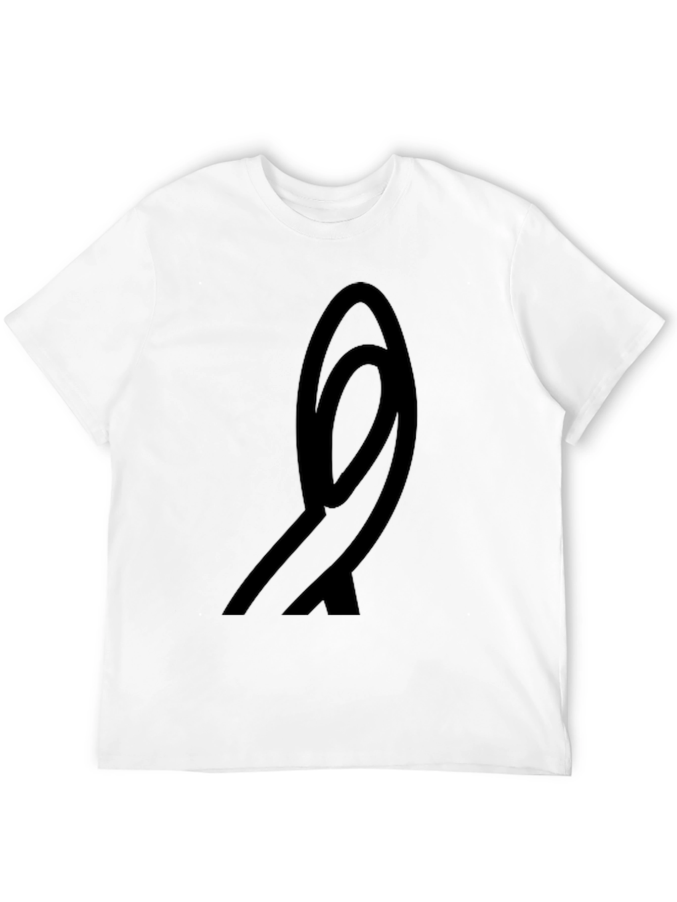 Abstract Graphic Black T-Shirt - Modern Style