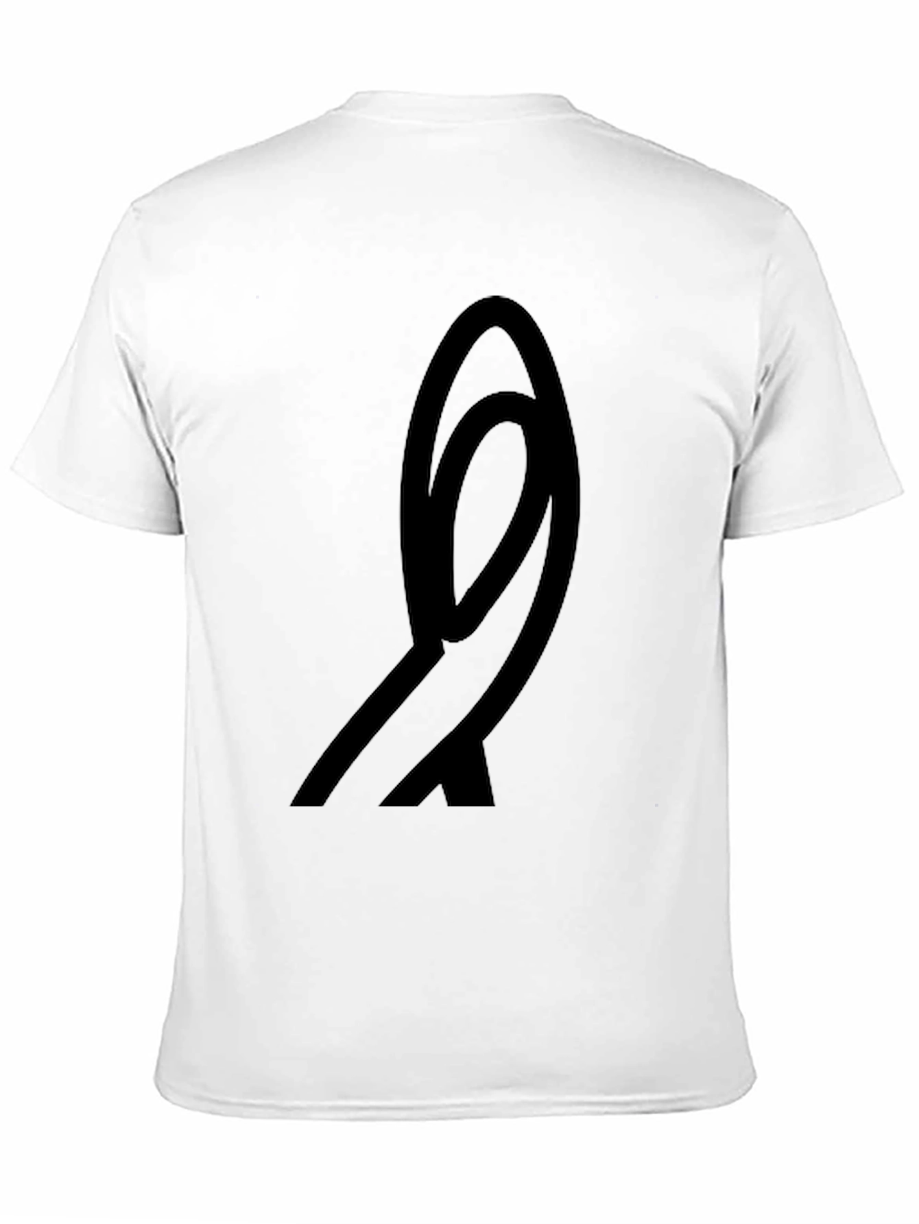 Abstract Graphic Black T-Shirt - Modern Style