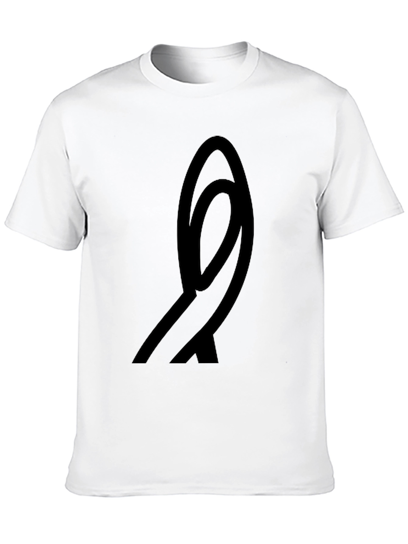 Abstract Graphic Black T-Shirt - Modern Style