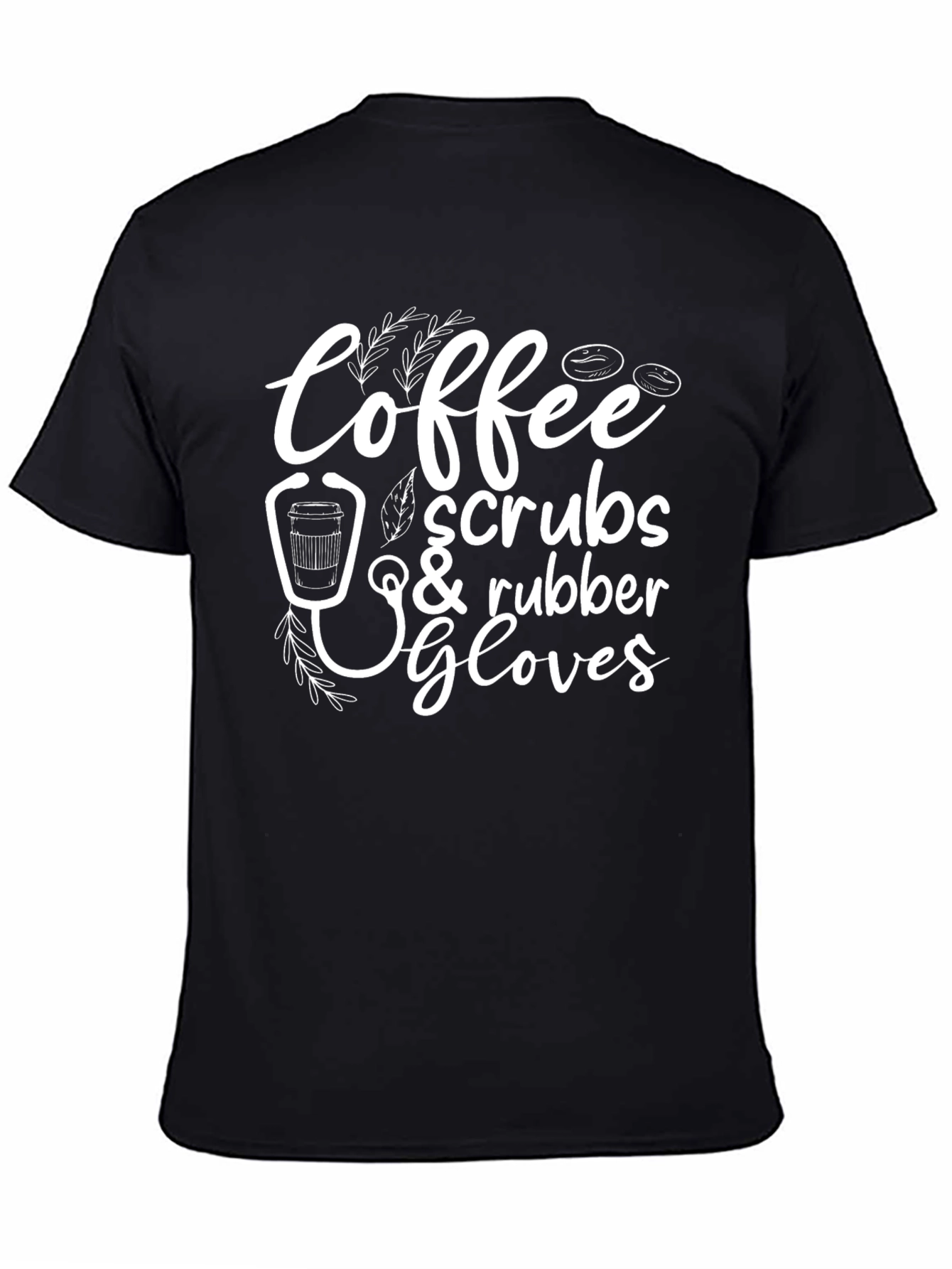 Coffee Scrubs Rubber Gloves T-Shirt
