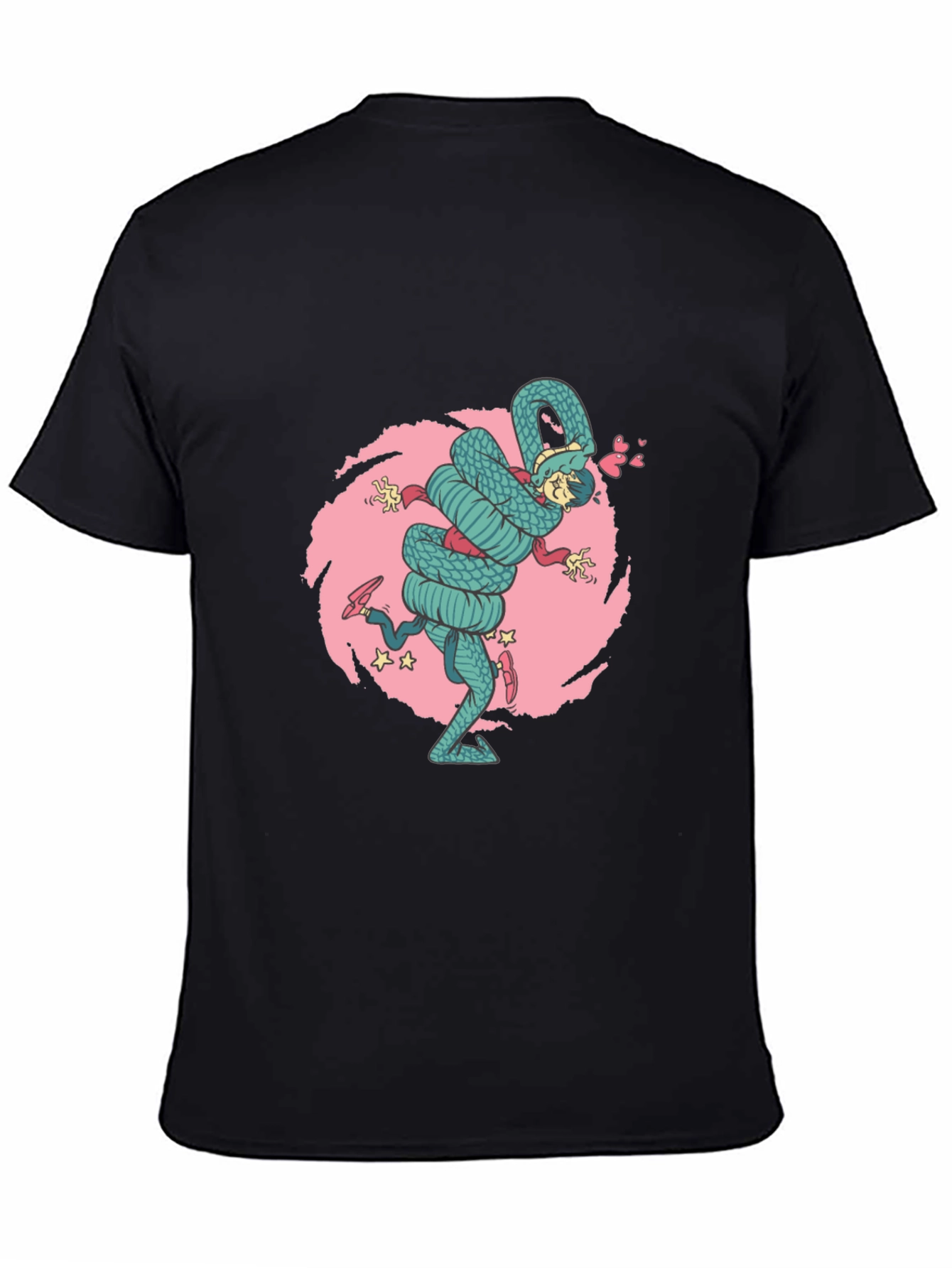 Snake Hug T-Shirt - Quirky Graphic Tee