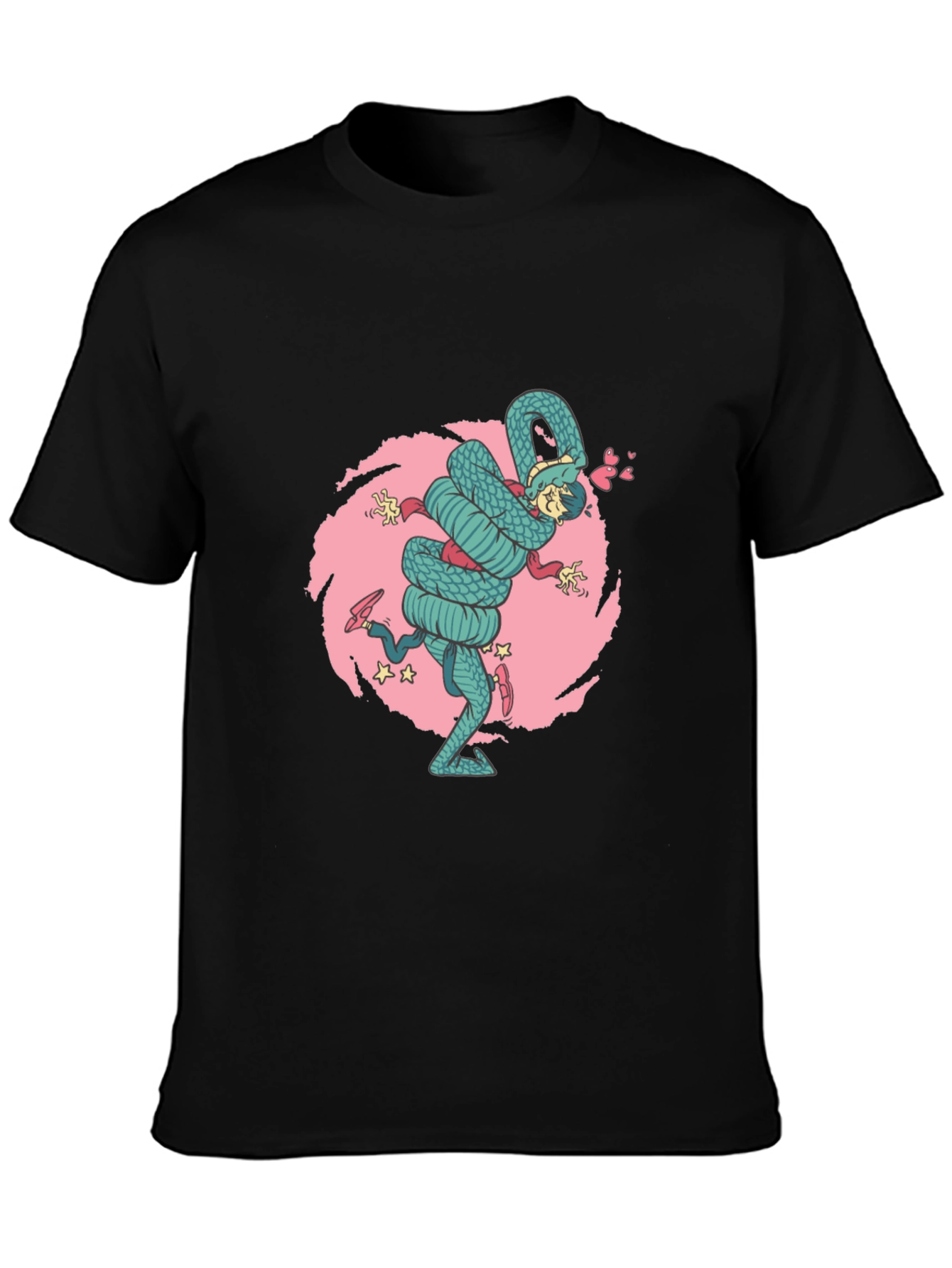 Snake Hug T-Shirt - Quirky Graphic Tee