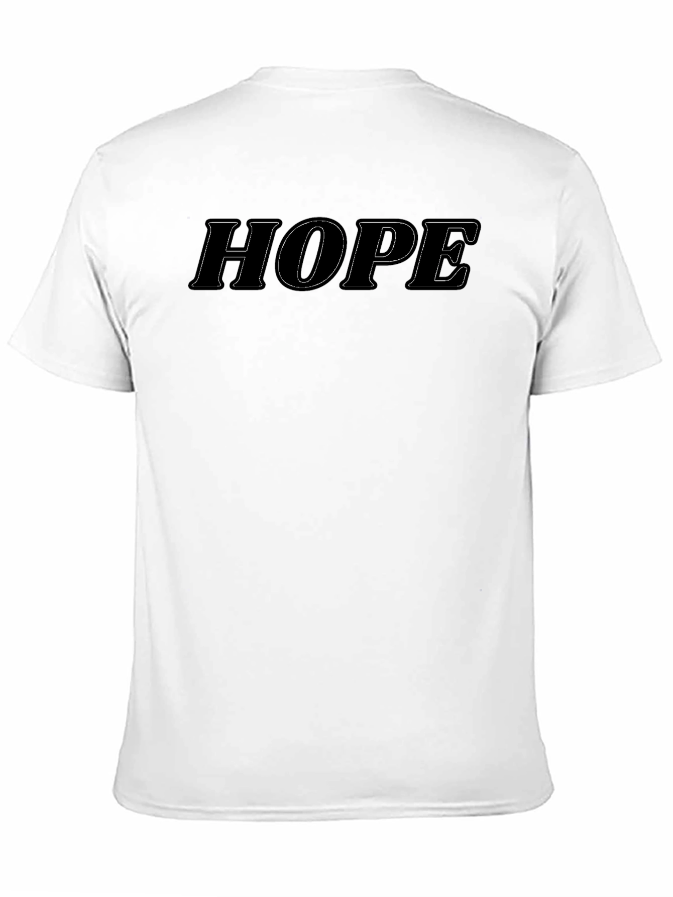 Hope Graphic Tee - Black Casual T-Shirt