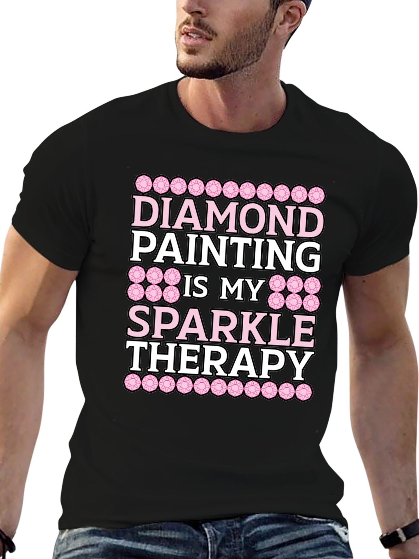 Diamond Painting Sparkle Therapy T-Shirt