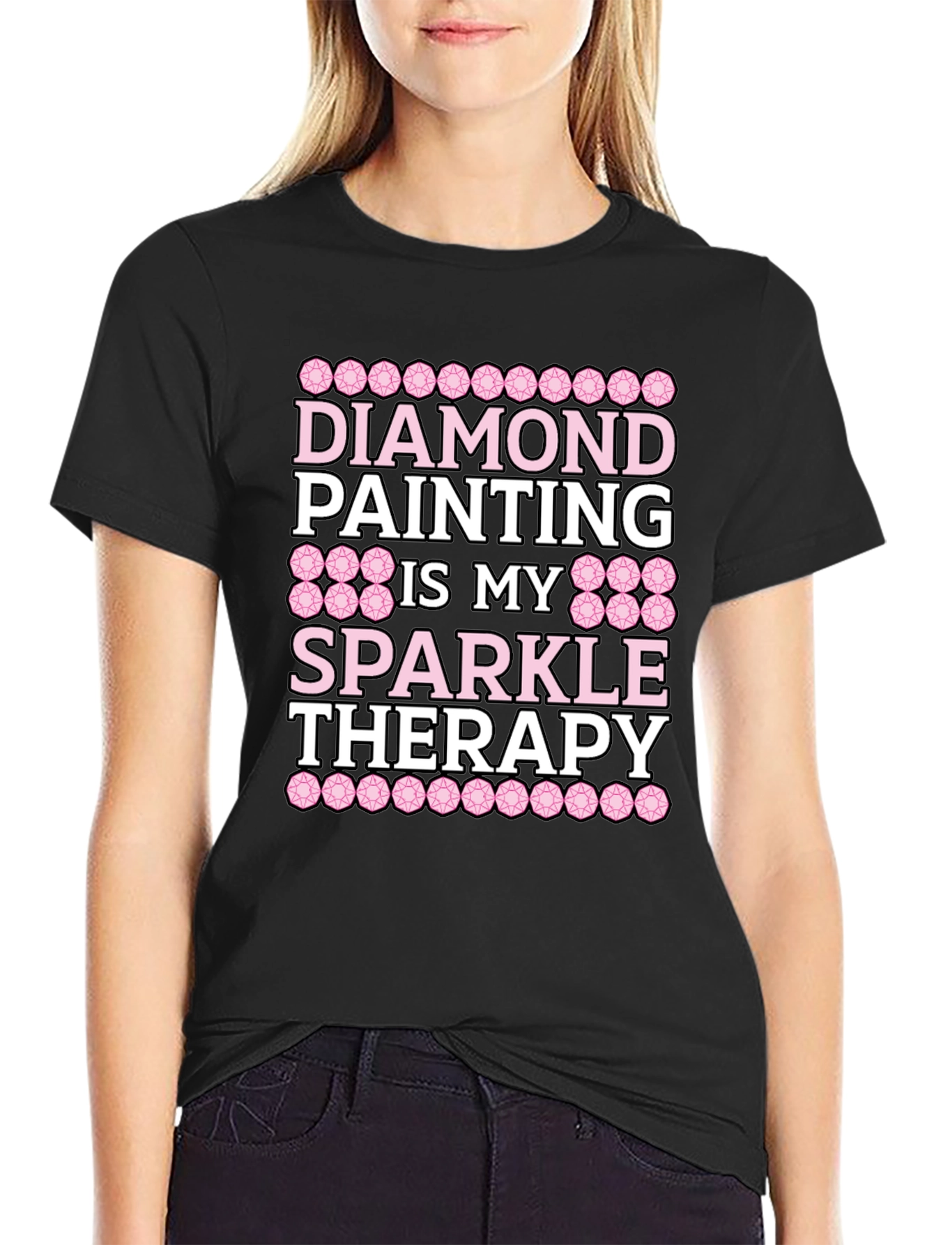 Diamond Painting Sparkle Therapy T-Shirt