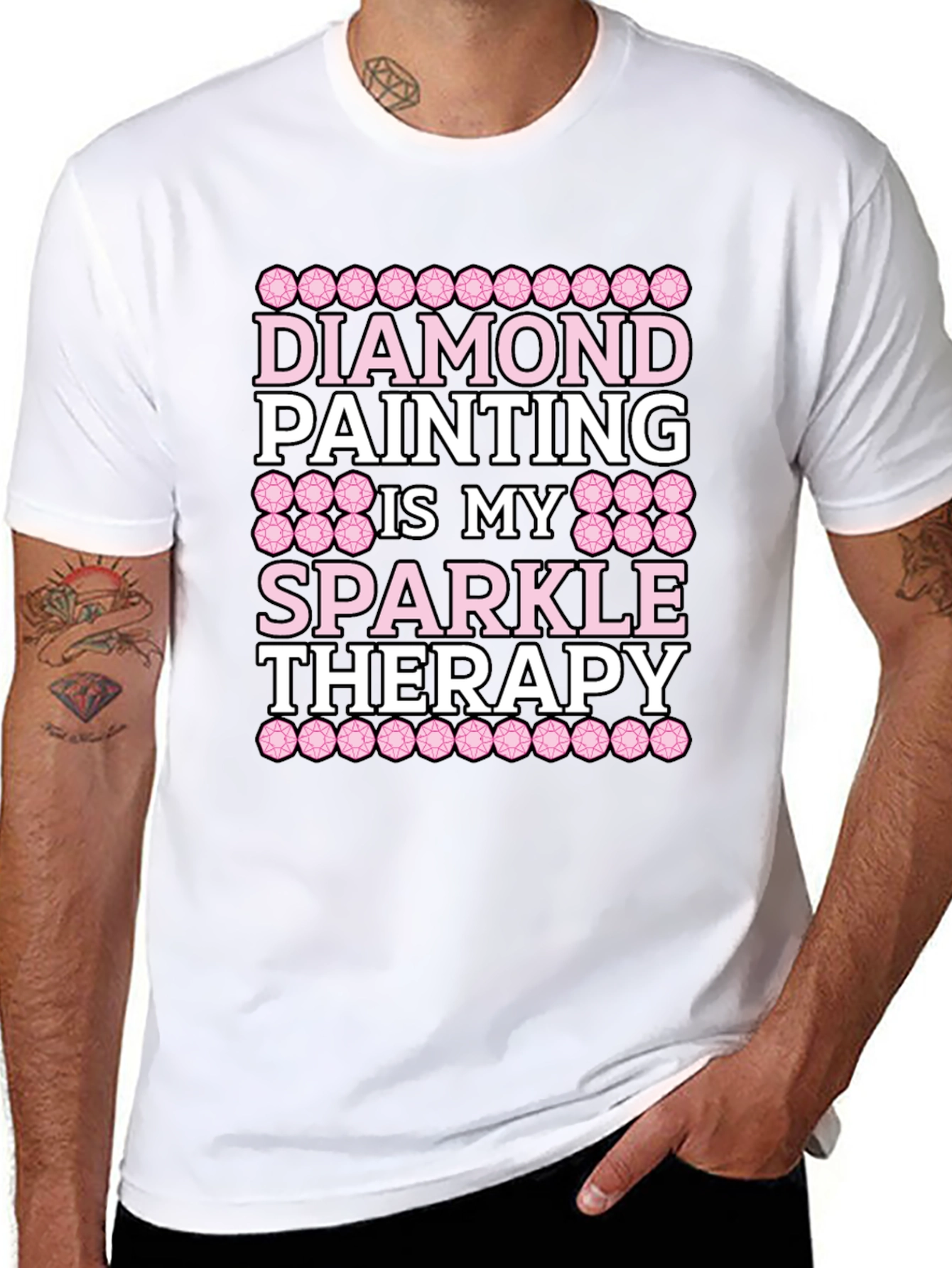 Diamond Painting Sparkle Therapy T-Shirt