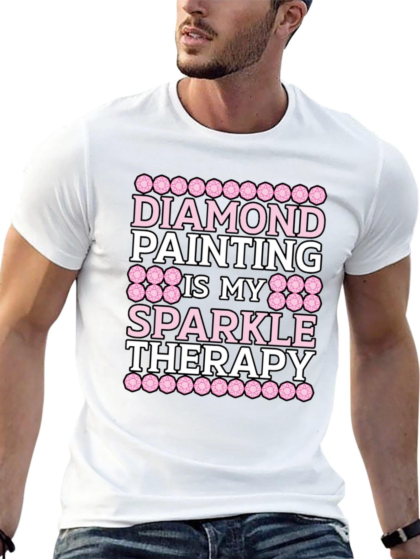 Diamond Painting Sparkle Therapy T-Shirt