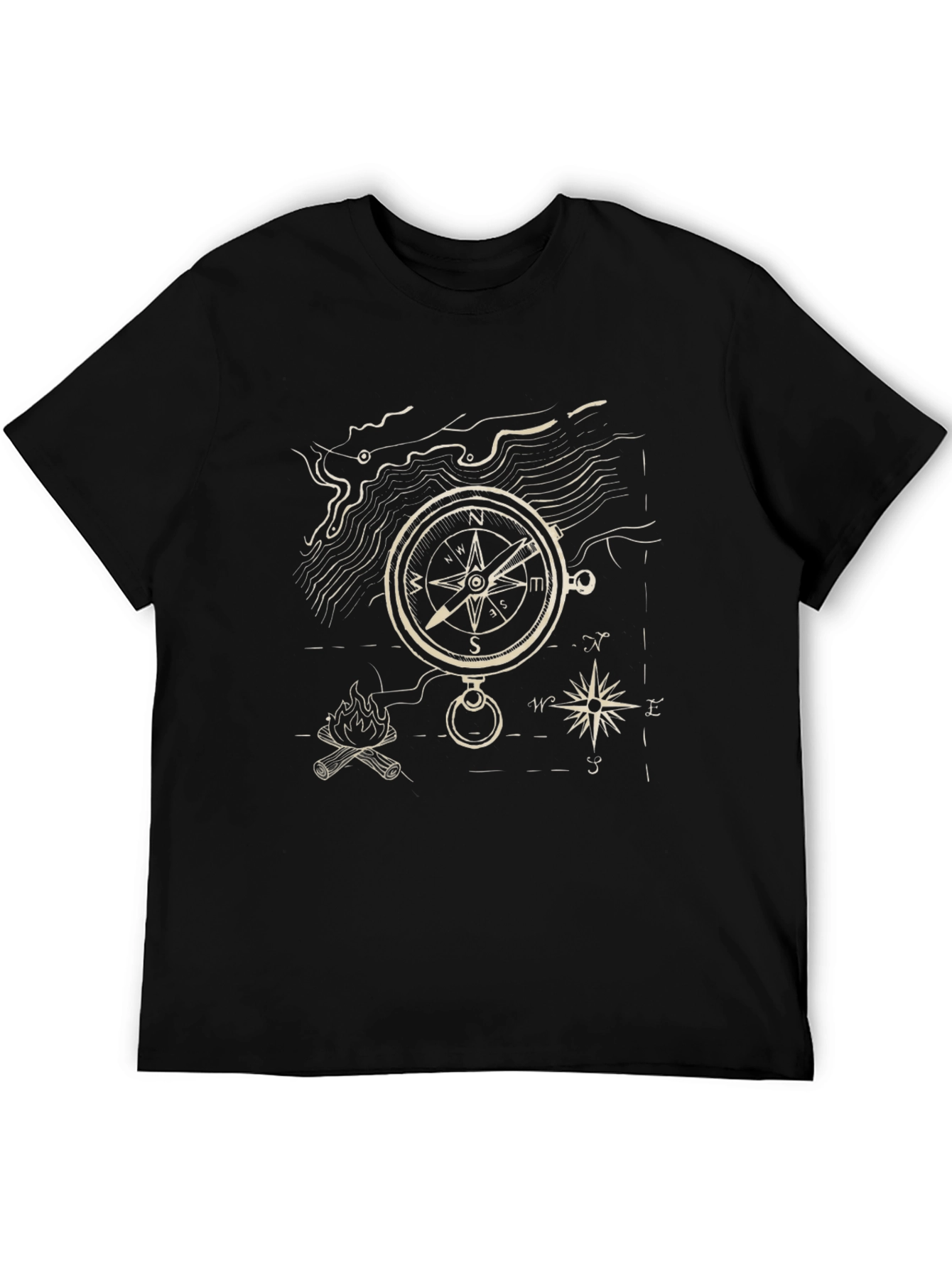 Adventure Compass Graphic T-Shirt