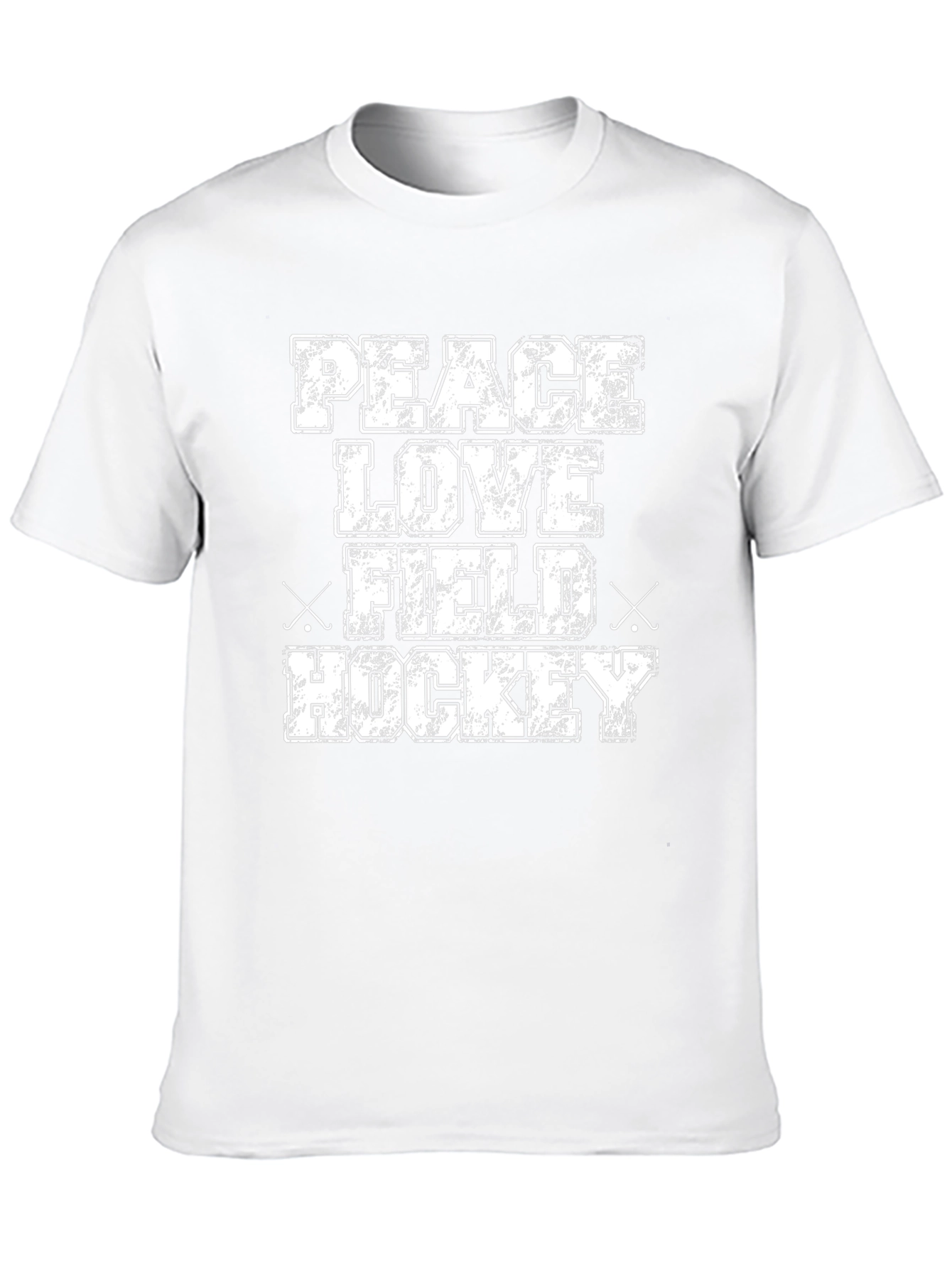 Peace Love Field Hockey T-Shirt - Graphic Tee