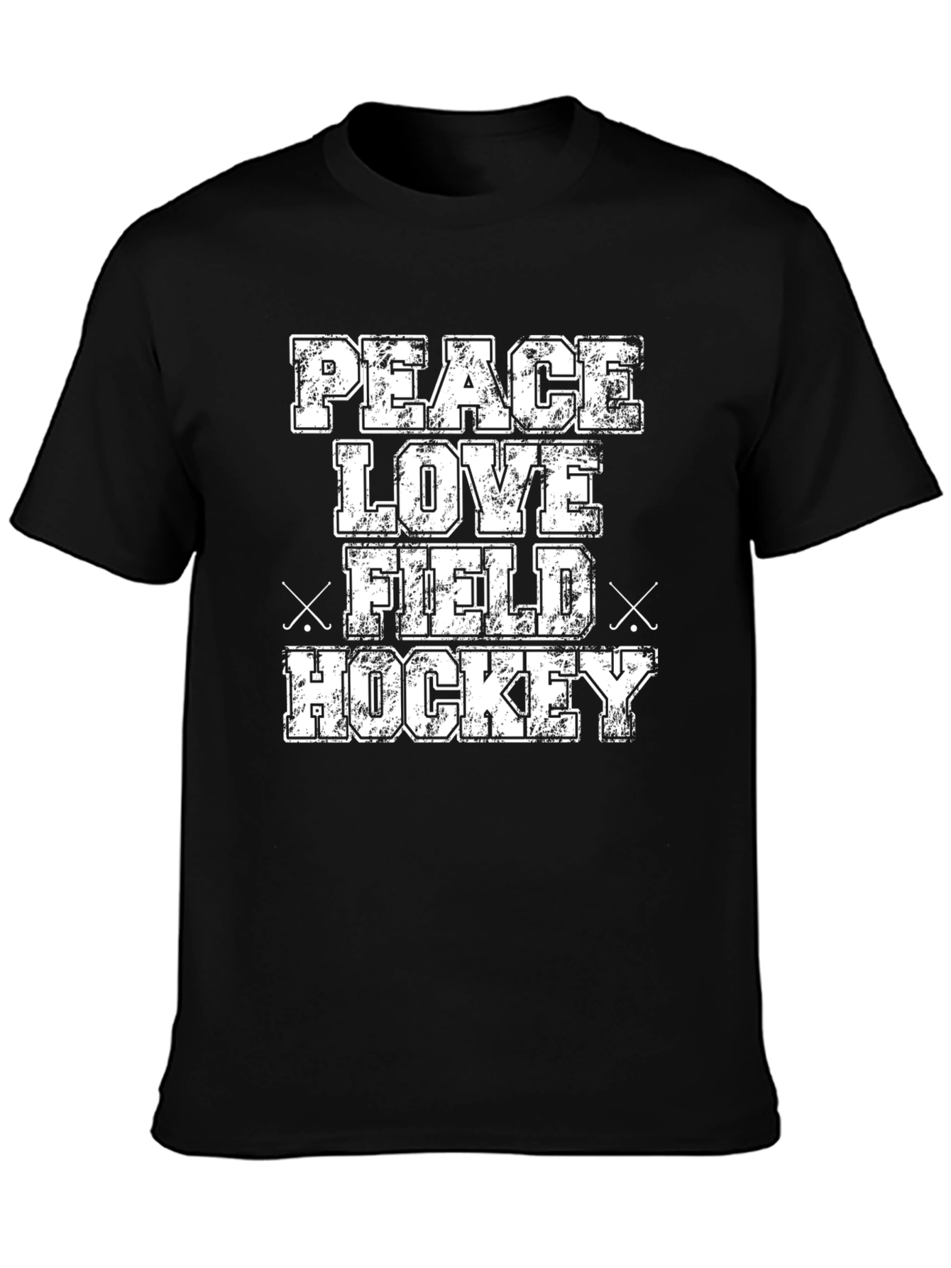 Peace Love Field Hockey T-Shirt - Graphic Tee