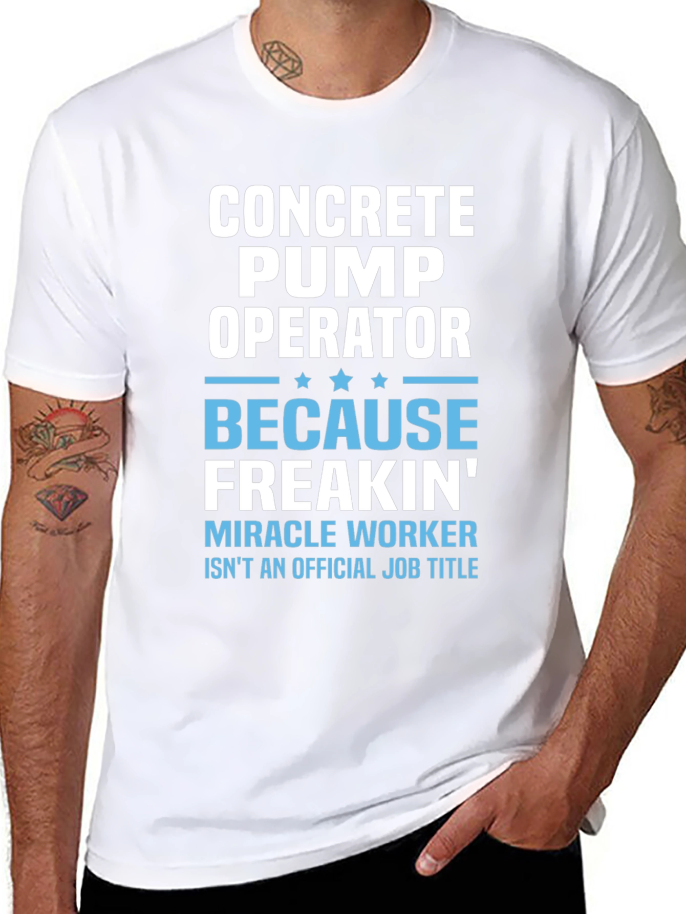 Concrete Pump Operator Funny Job Title T-Shirt