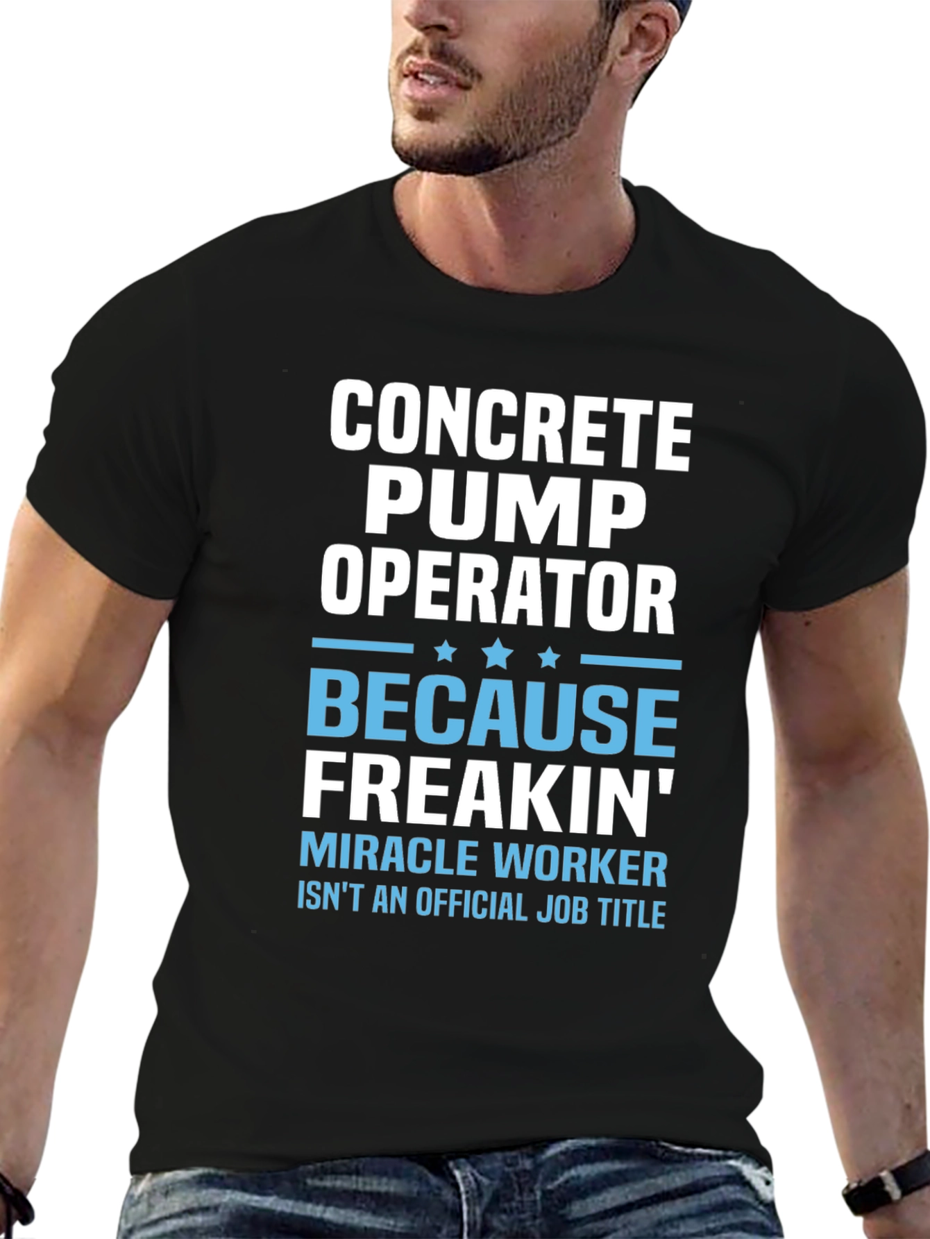 Concrete Pump Operator Funny Job Title T-Shirt