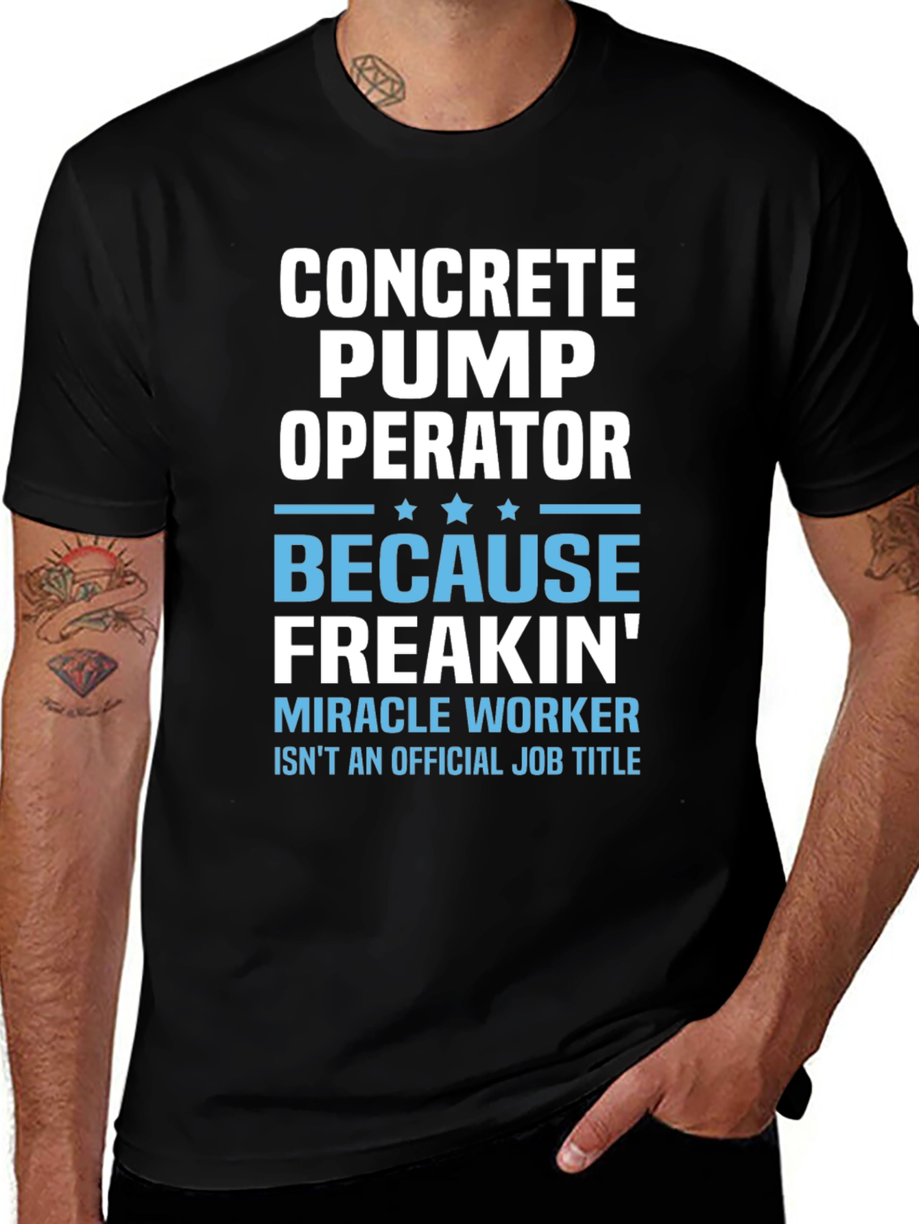 Concrete Pump Operator Funny Job Title T-Shirt