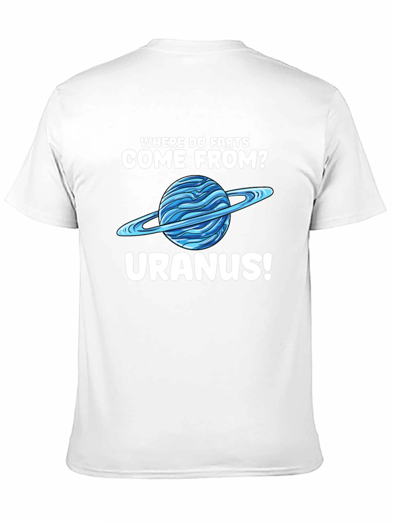 Uranus Humor Graphic T-Shirt Funny Space Joke Tee