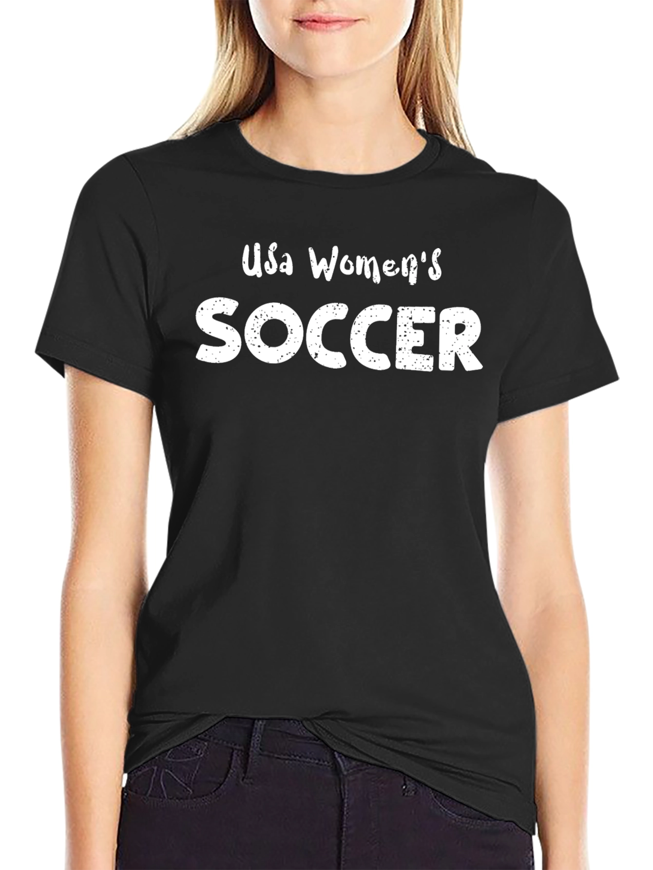 USA Womens Soccer Graphic T-Shirt
