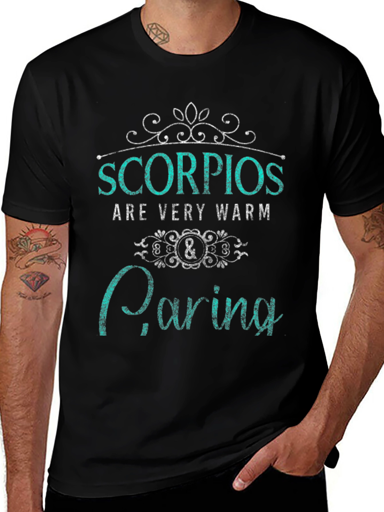 Scorpio Zodiac Warm Caring Graphic Tee