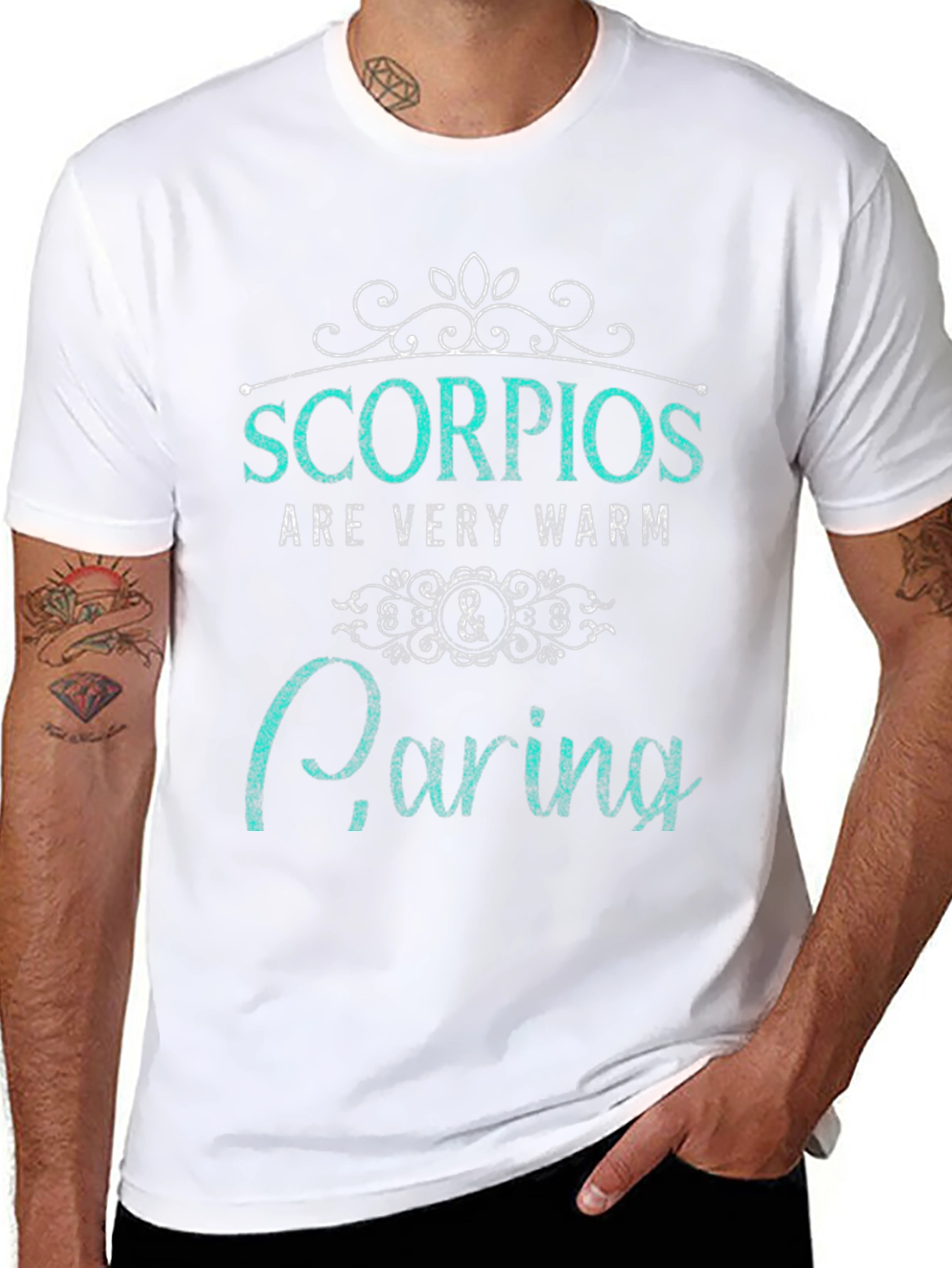 Scorpio Zodiac Warm Caring Graphic Tee