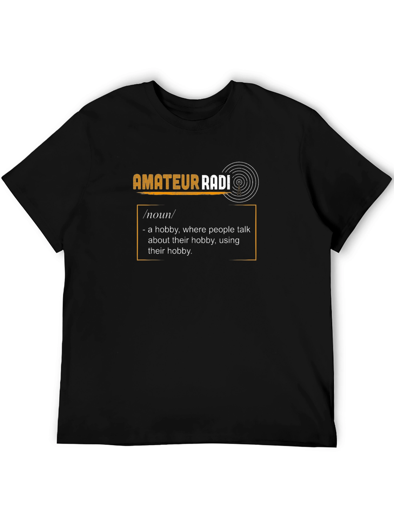 Amateur Radio Hobbyist Graphic T-Shirt