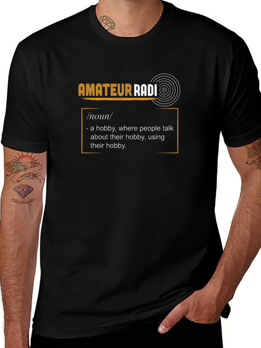 Amateur Radio Hobbyist Graphic T-Shirt