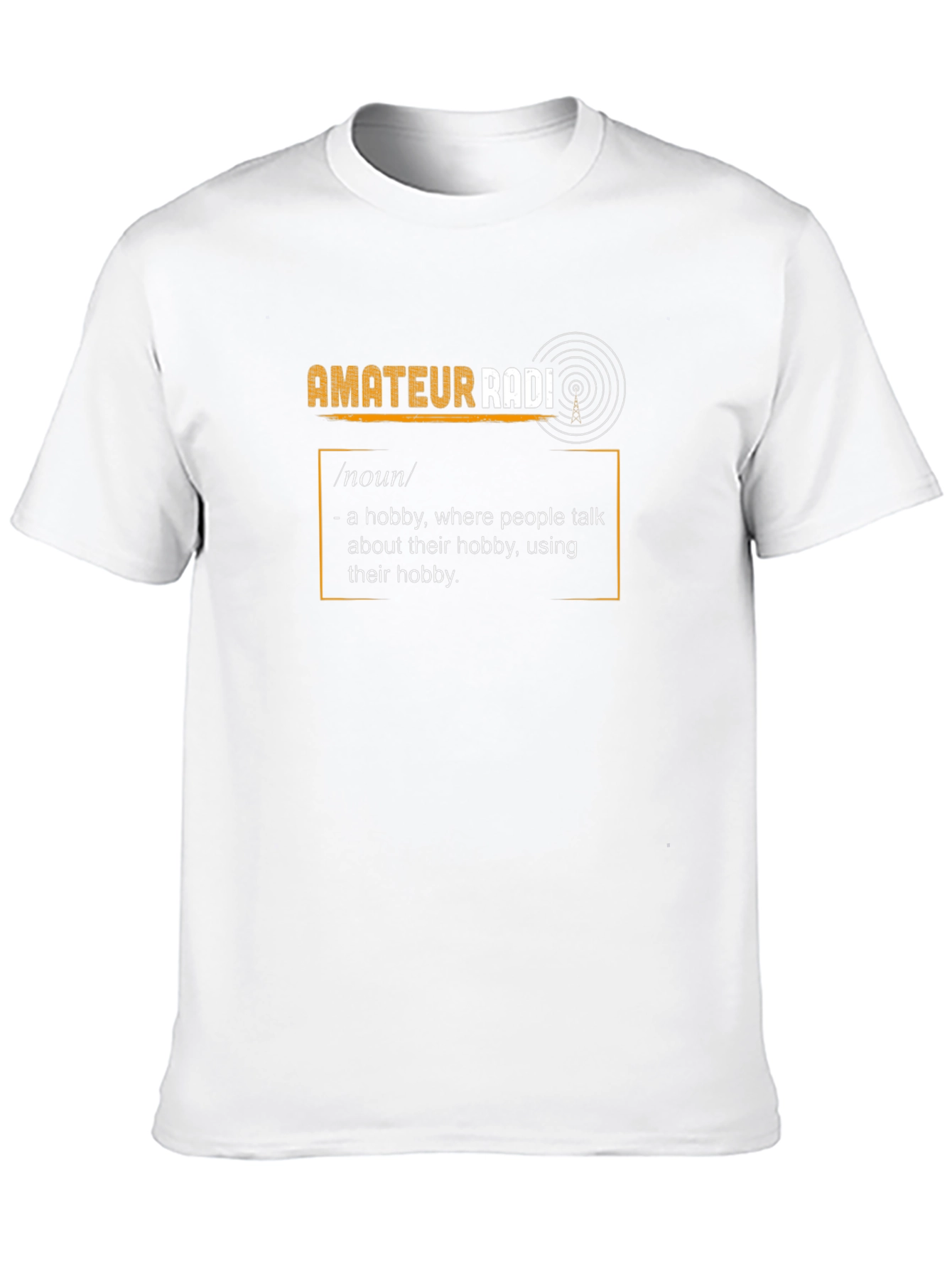 Amateur Radio Hobbyist Graphic T-Shirt