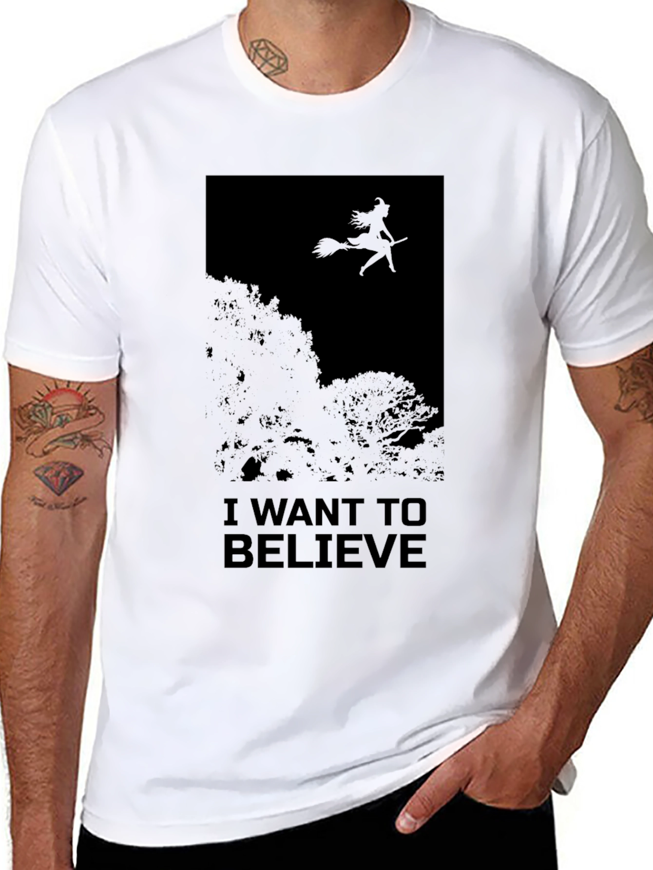 I Want To Believe Witch T-Shirt