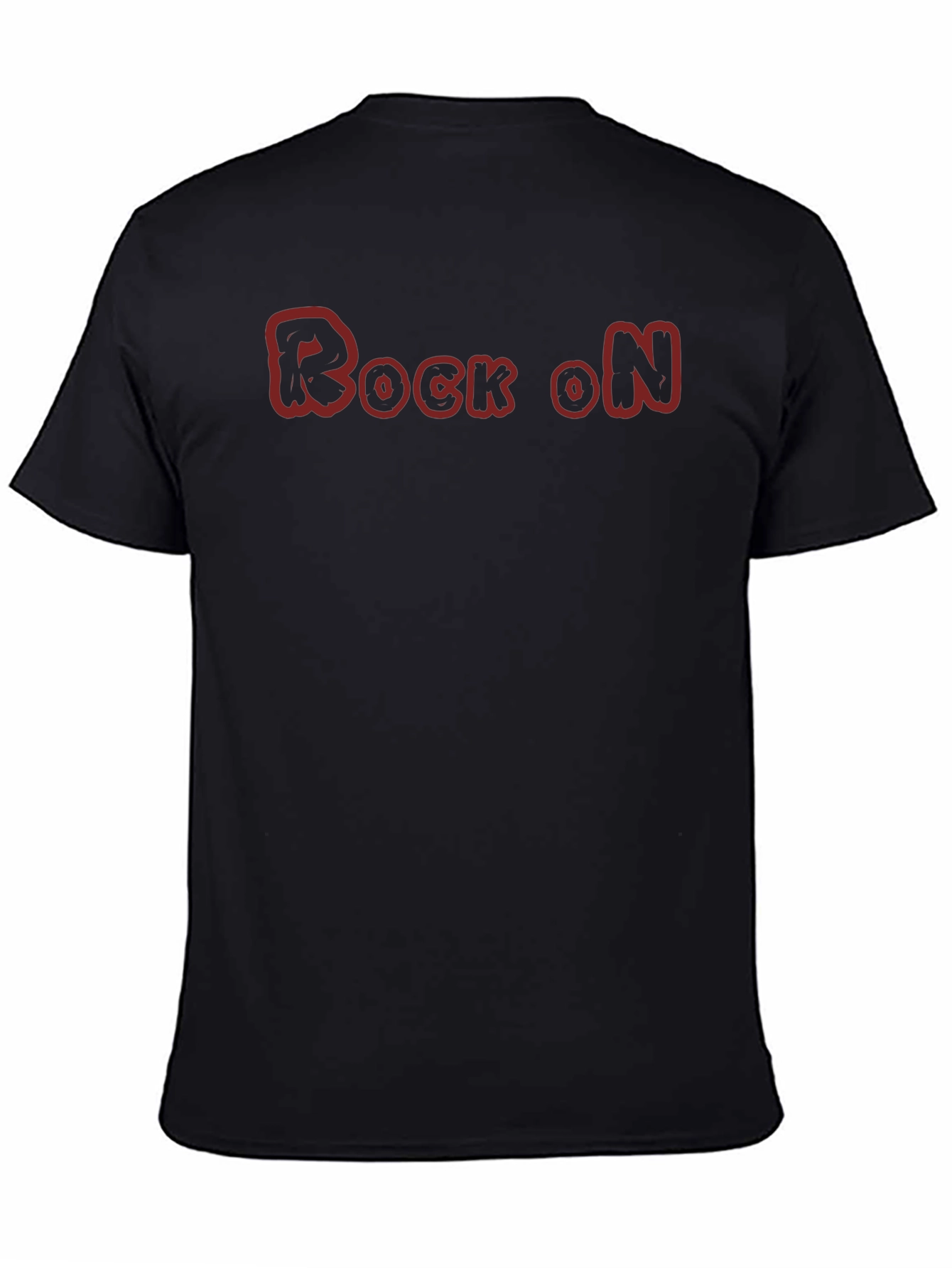 Rock On Graphic Tee - Stylish Black T-Shirt