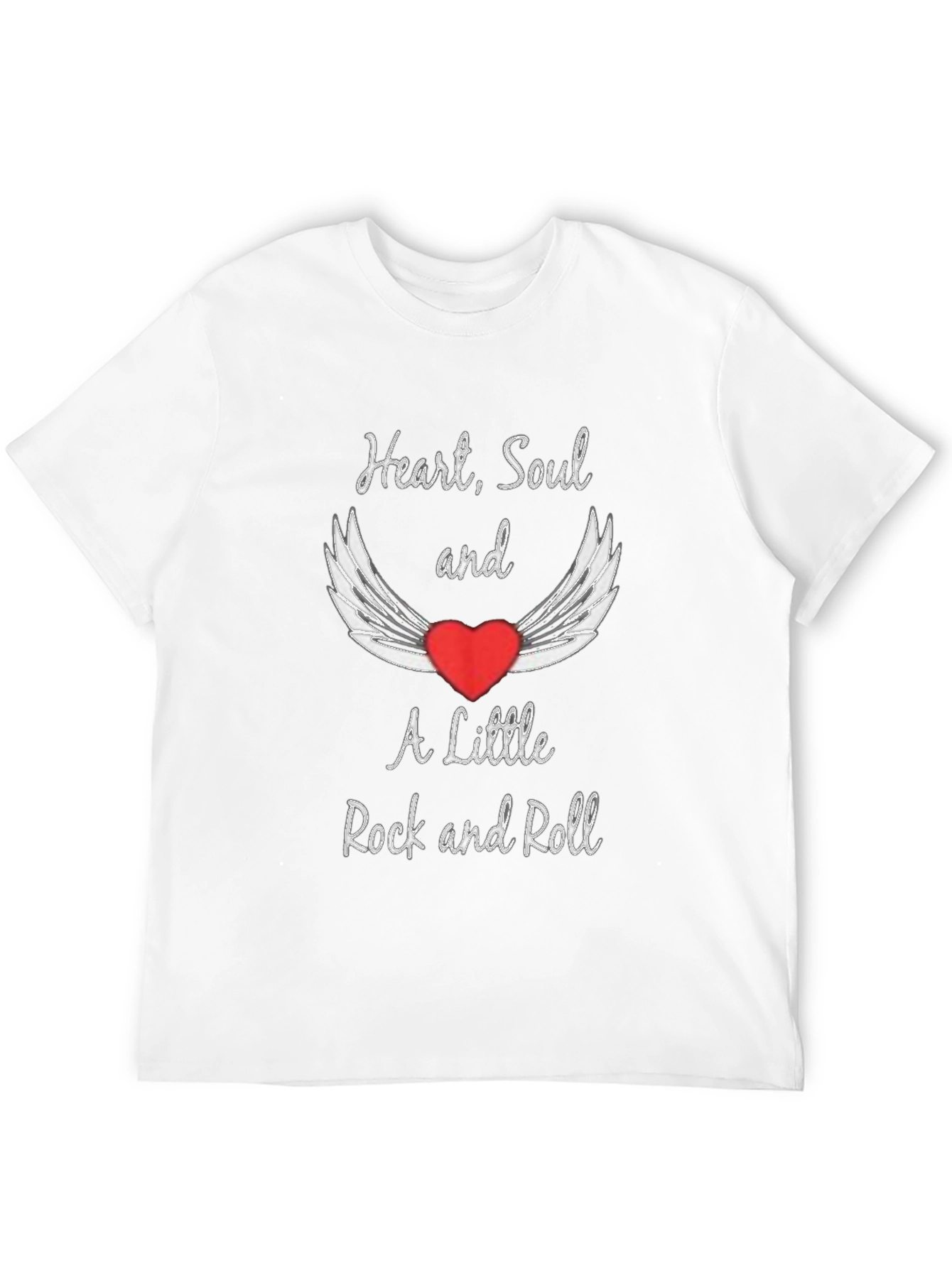 Heart Soul and Rock & Roll Graphic Tee