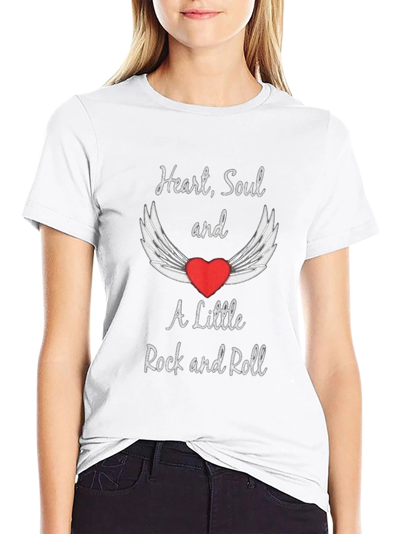 Heart Soul and Rock & Roll Graphic Tee