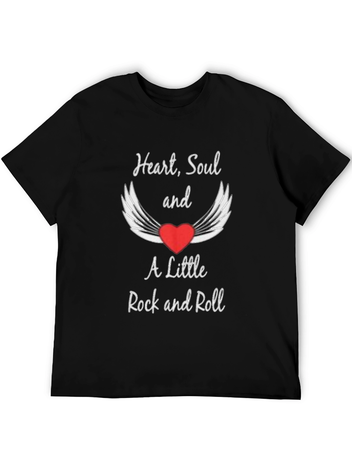 Heart Soul and Rock & Roll Graphic Tee