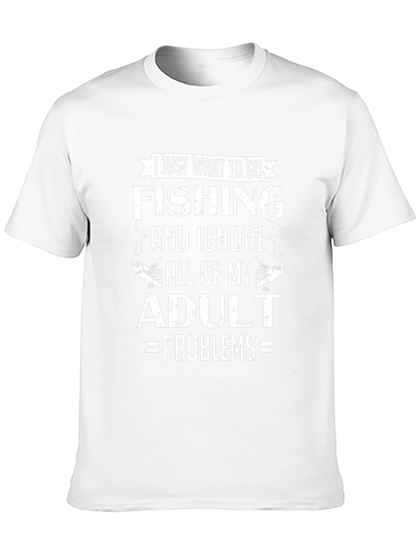 Funny Fishing T-Shirt - Adult Problems Tee
