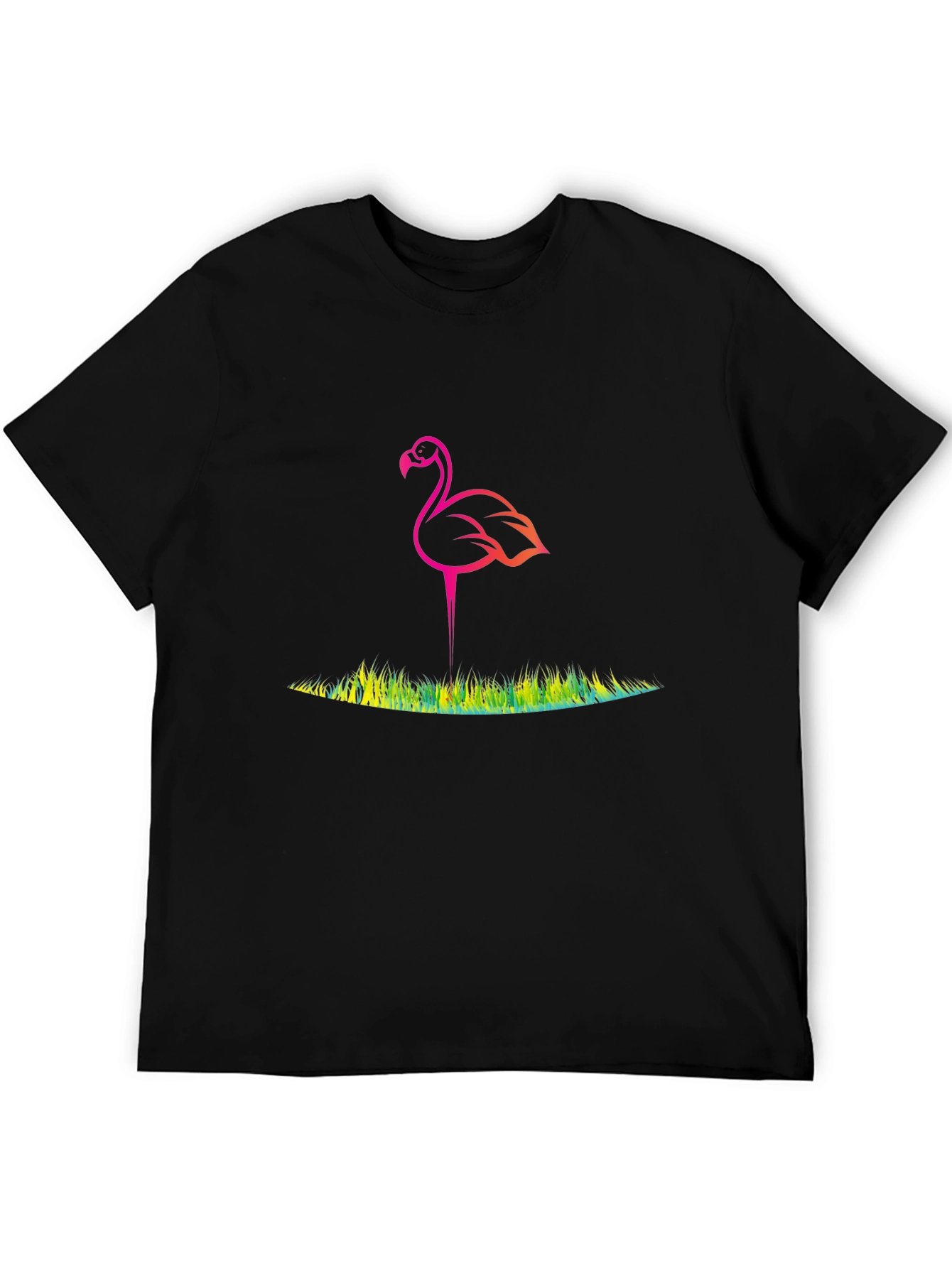 Vibrant Flamingo Graphic Tee - Stylish & Unique