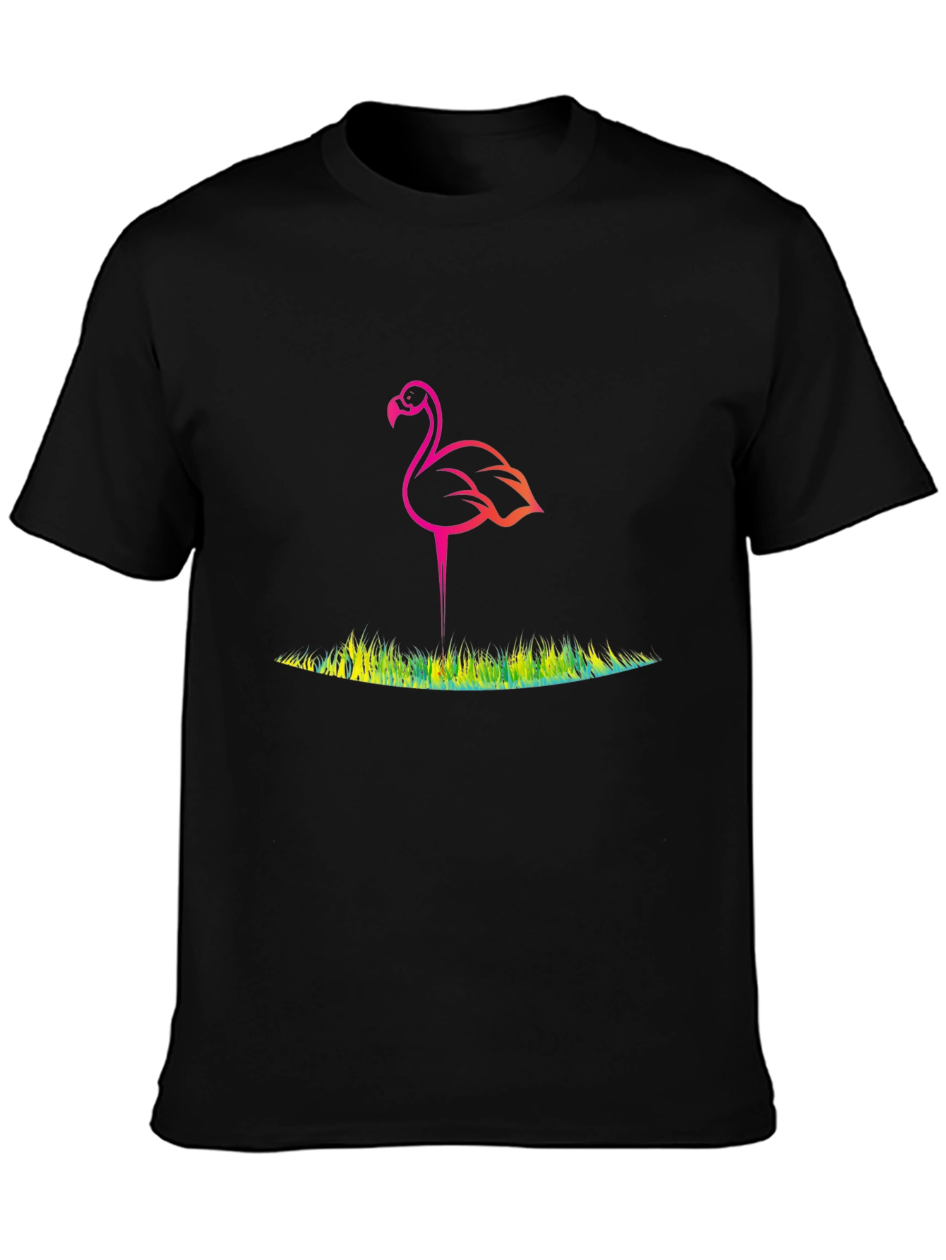Vibrant Flamingo Graphic Tee - Stylish & Unique