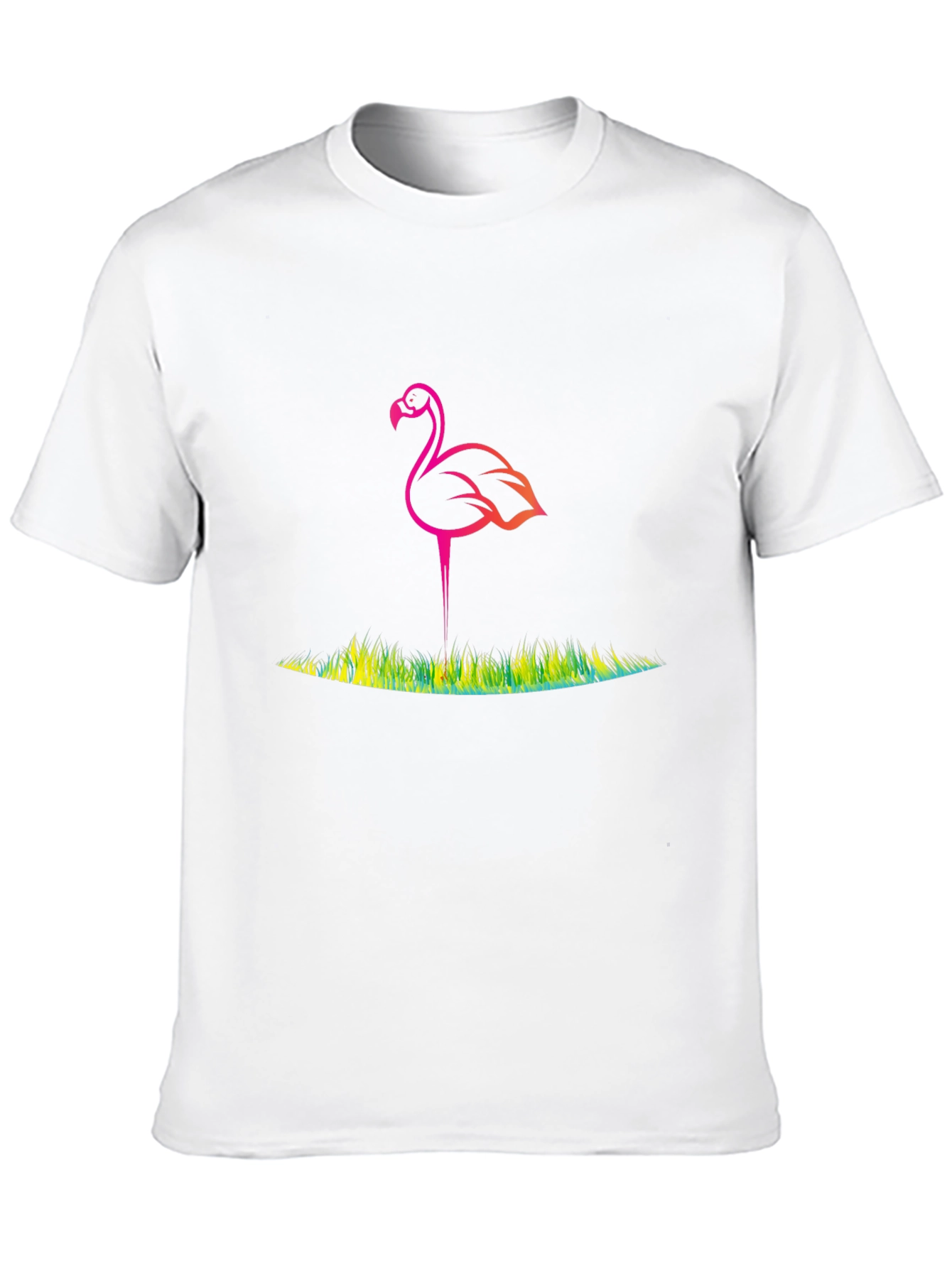 Vibrant Flamingo Graphic Tee - Stylish & Unique