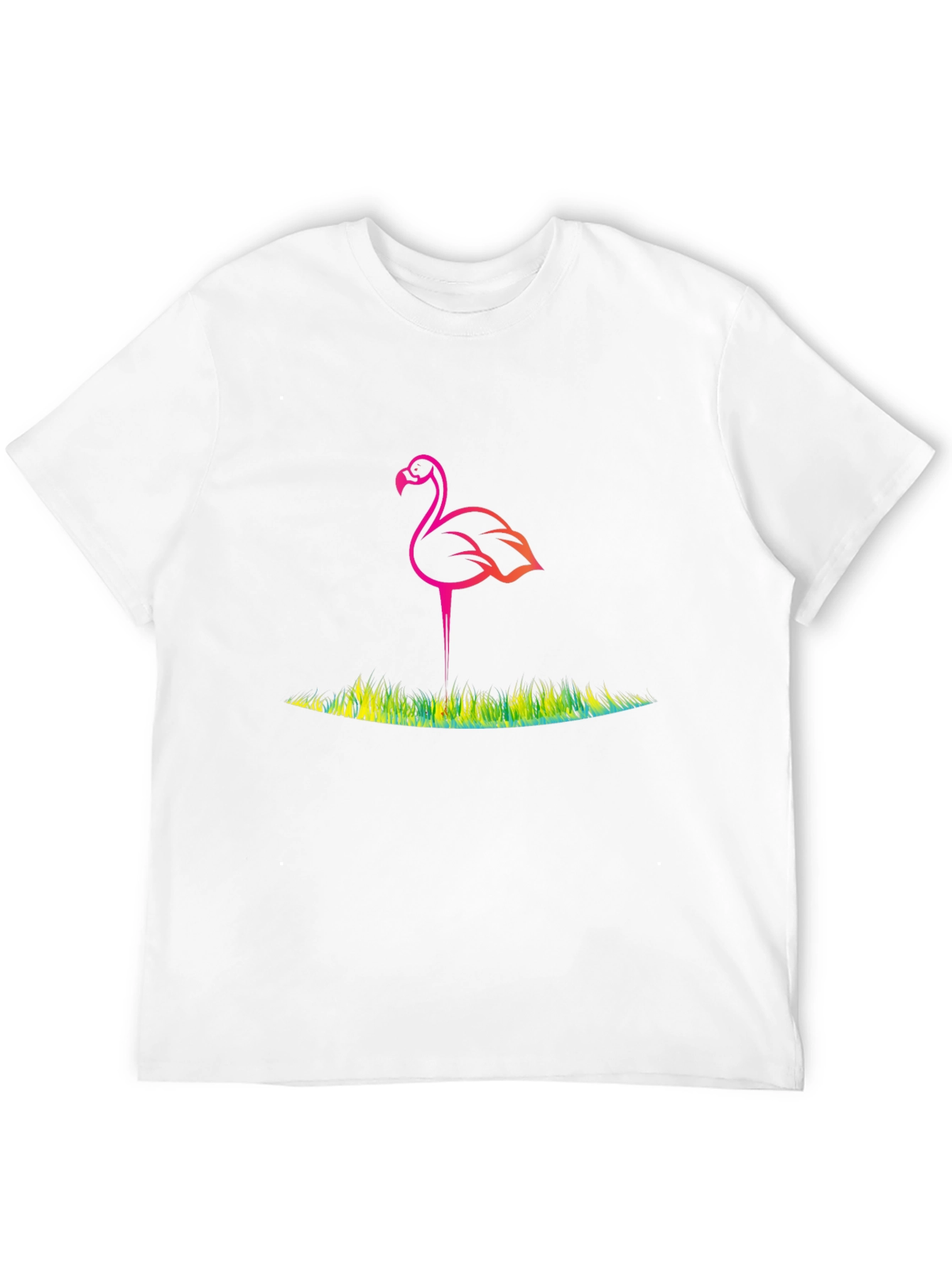 Vibrant Flamingo Graphic Tee - Stylish & Unique