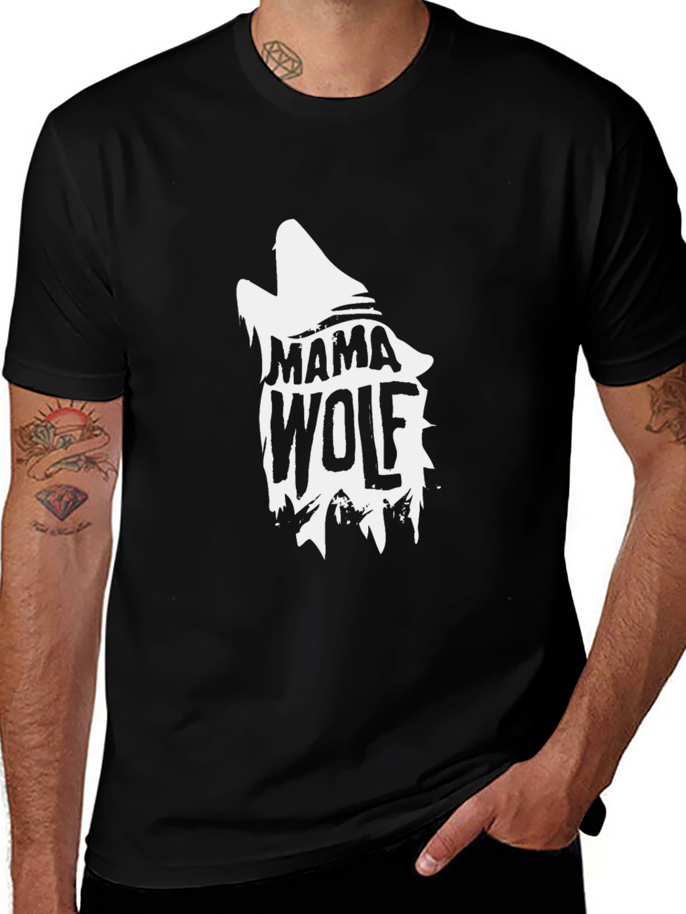 Mama Wolf Graphic Tee