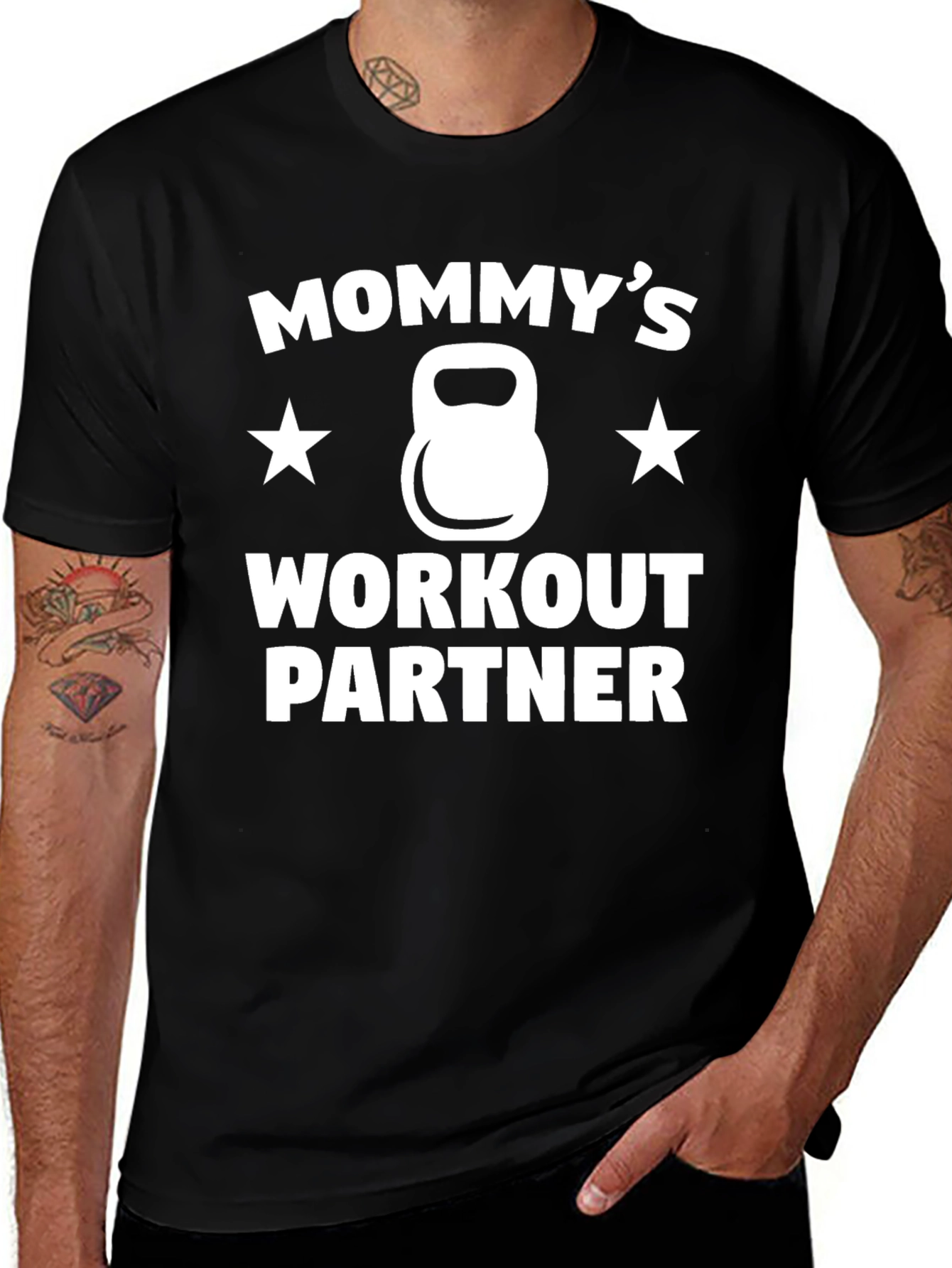 Mommys Workout Partner Graphic T-Shirt
