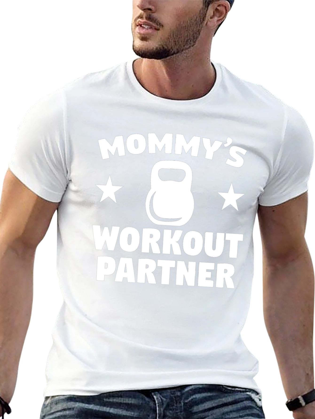 Mommys Workout Partner Graphic T-Shirt