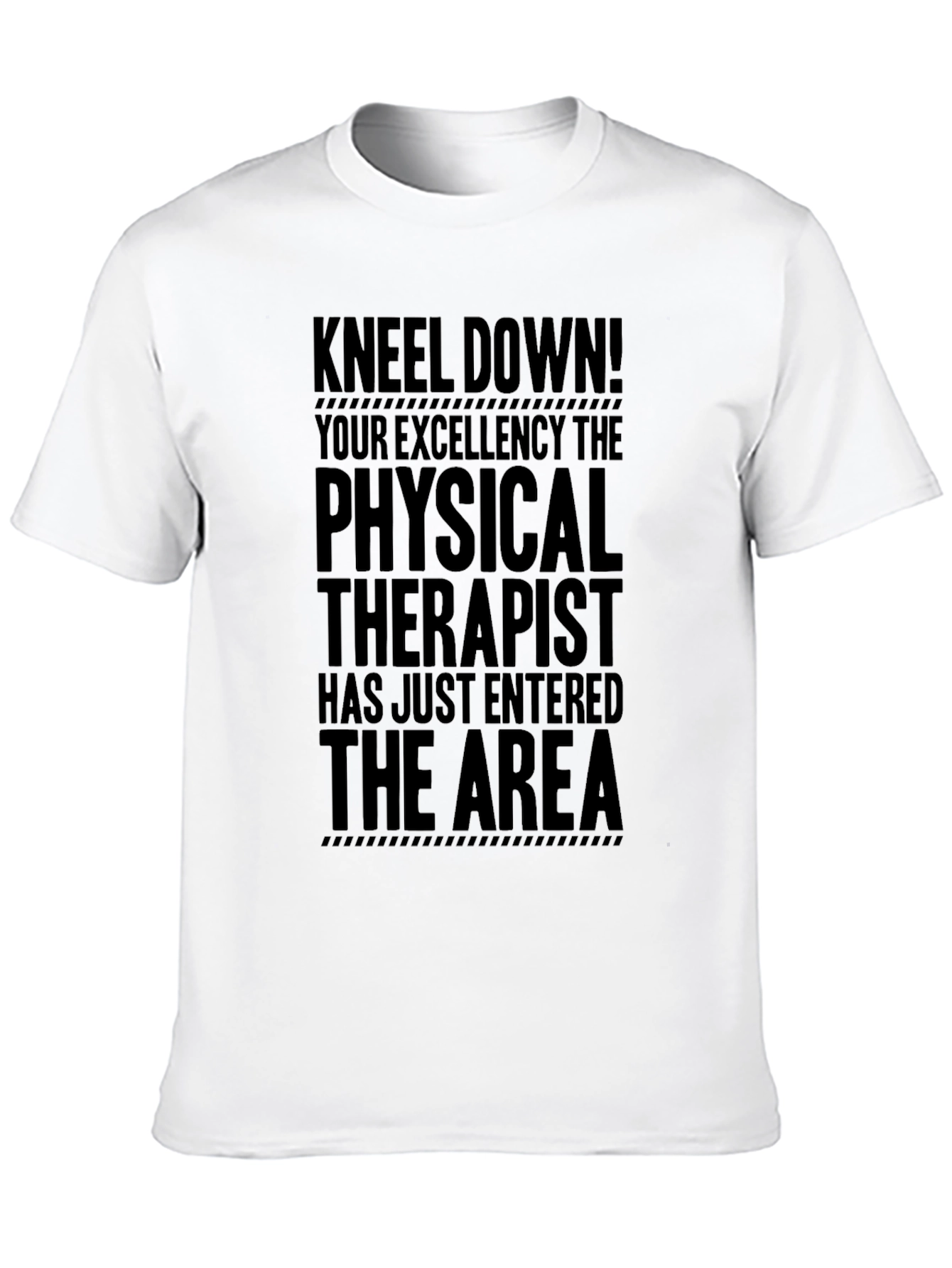 Kneel Down Physical Therapist T-Shirt